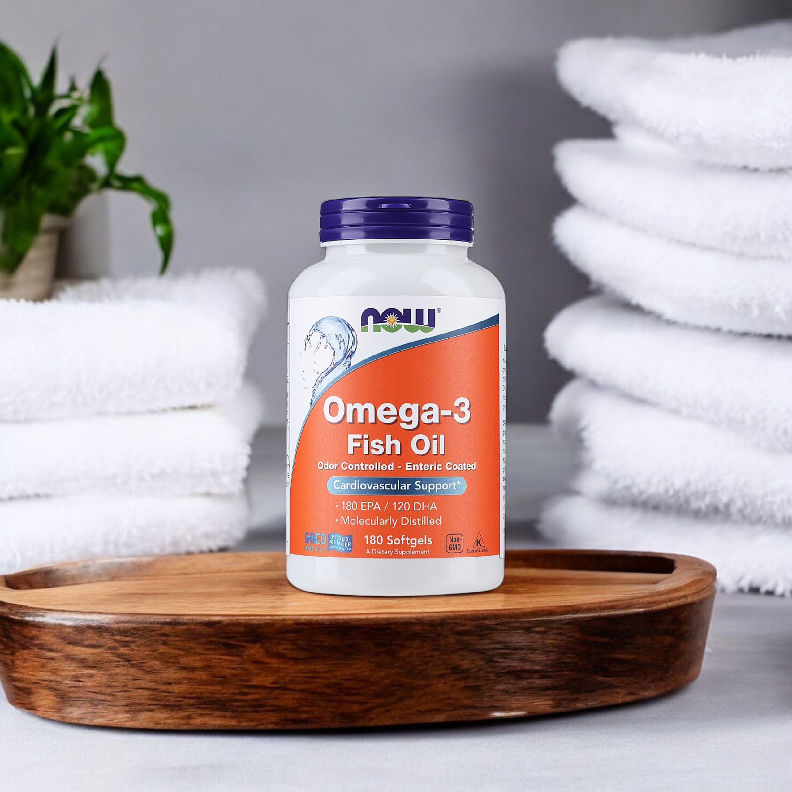 NOW Omega-3 180 EPA / 120 DHA - 2x 180softgels