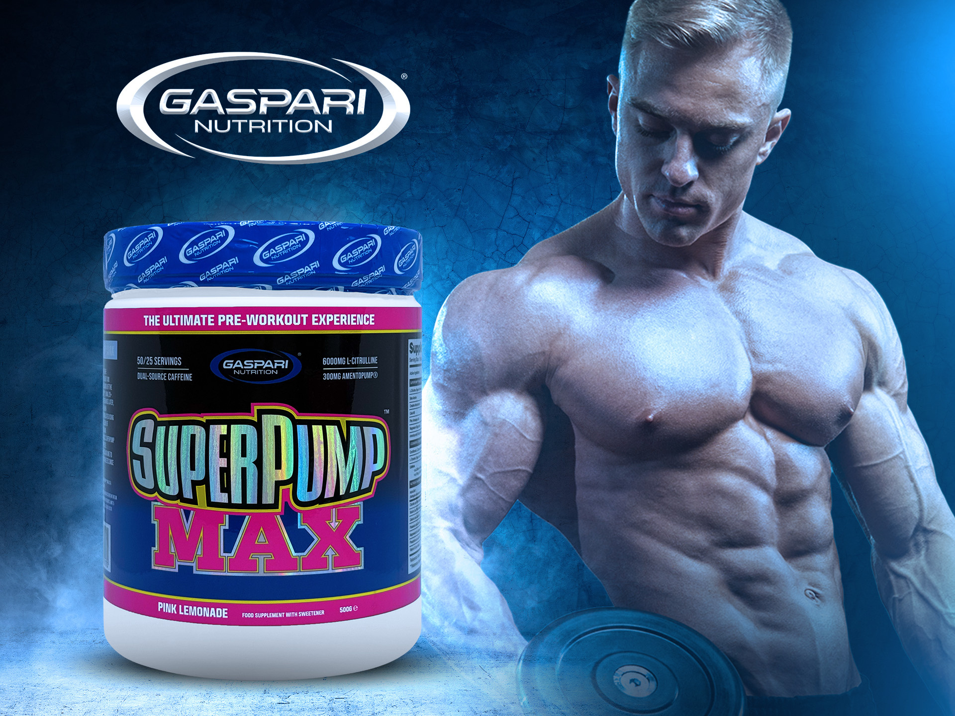 GASPARI NUTRITION - Super Pump Max - 2x 500g - Pink Lemonade