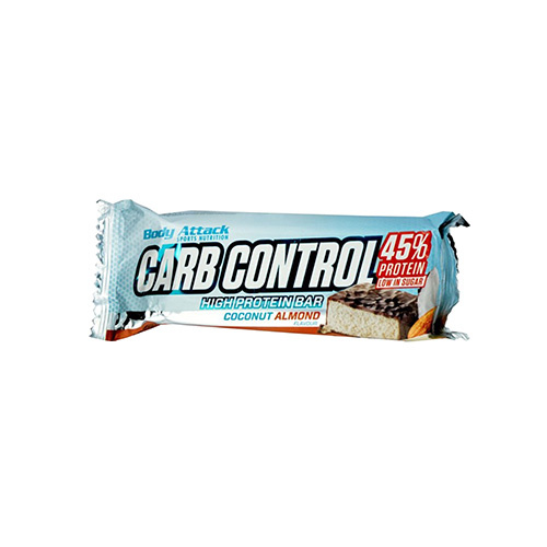 BODY ATTACK Baton Carb Control - 100g - Coconut Almond - WYPRZEDAZ