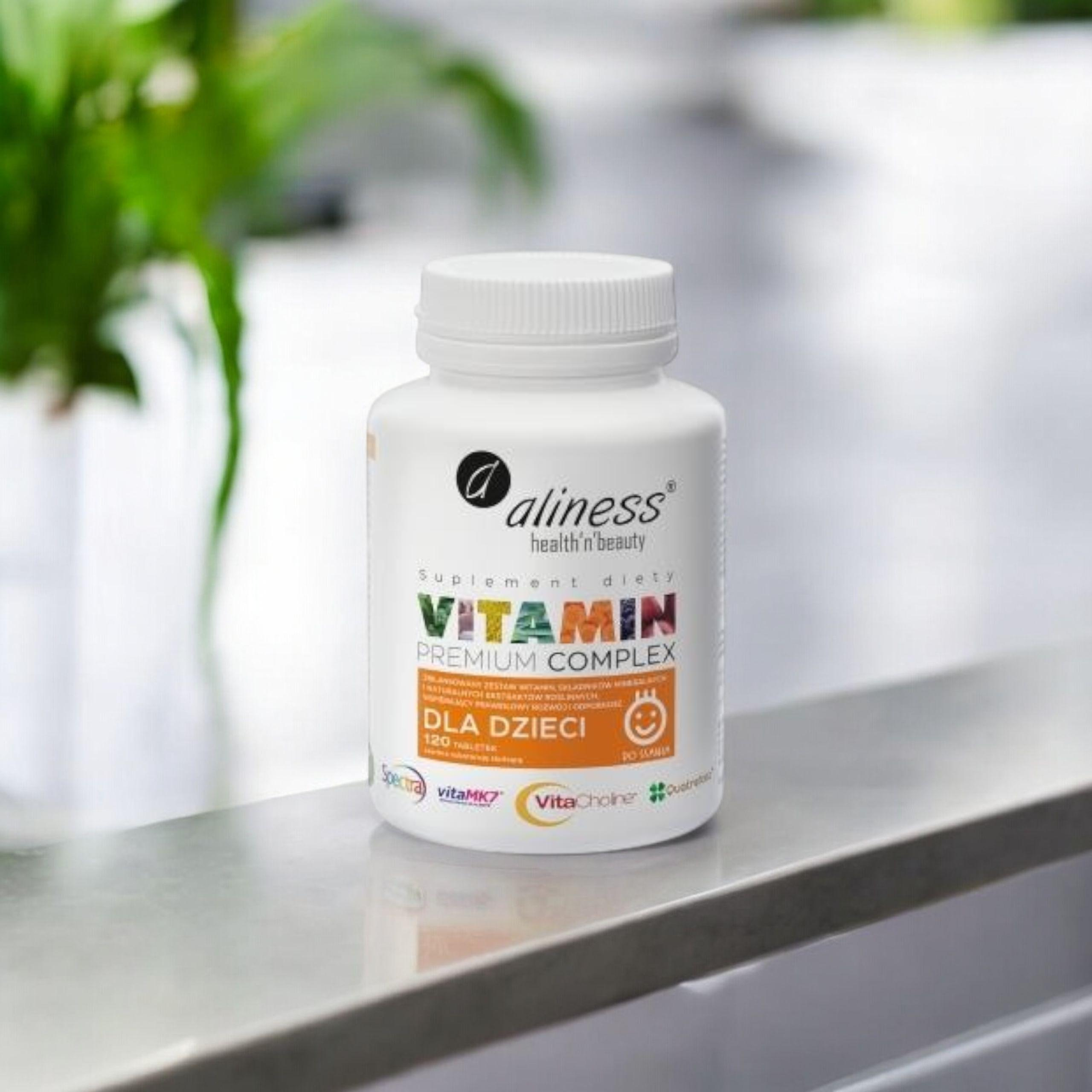 ALINESS - Vitamin Complex dla dzieci - 120tabs.