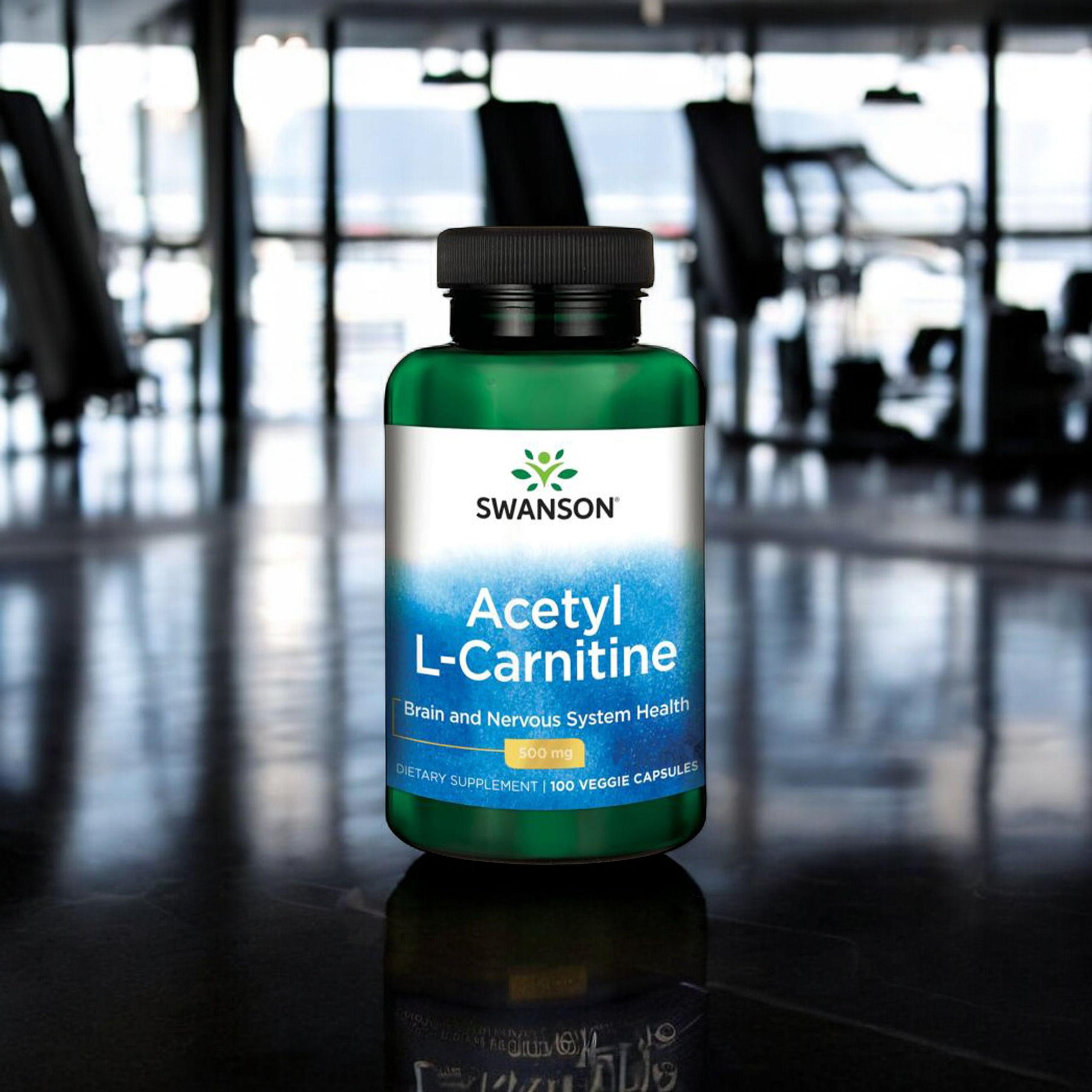 SWANSON Acetyl L-Carnitine 500mg - 2x 100vcaps. - Acetyl L-Karnityna