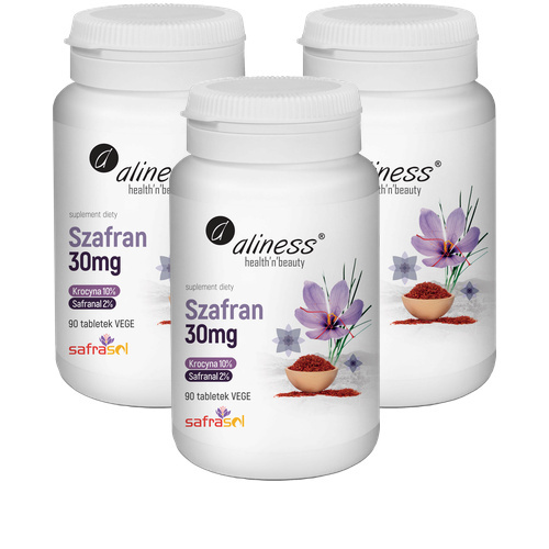 ALINESS - Szafran 30mg - 3x 90vtabs.