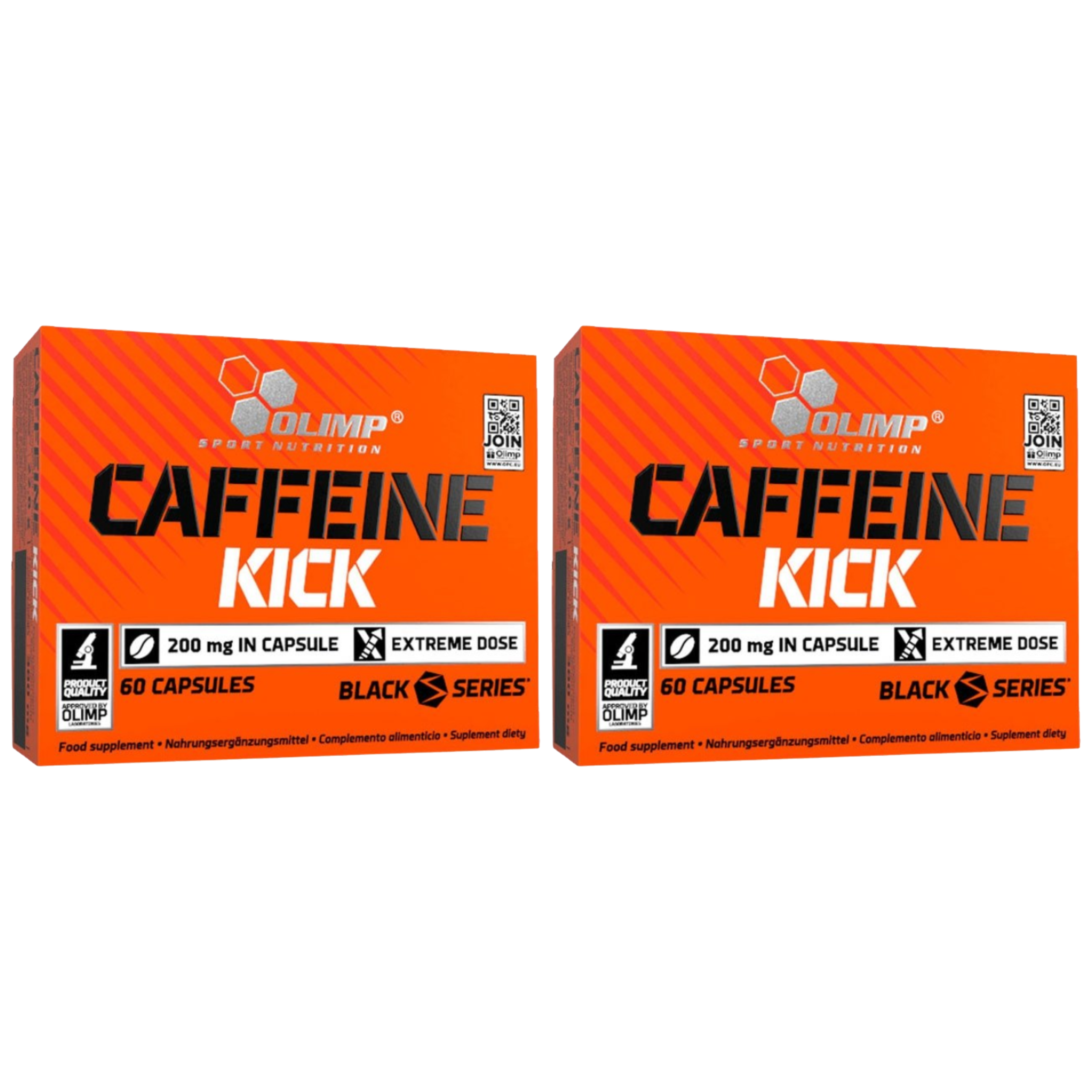 OLIMP Caffeine Kick 200mg - 2x 60caps.
