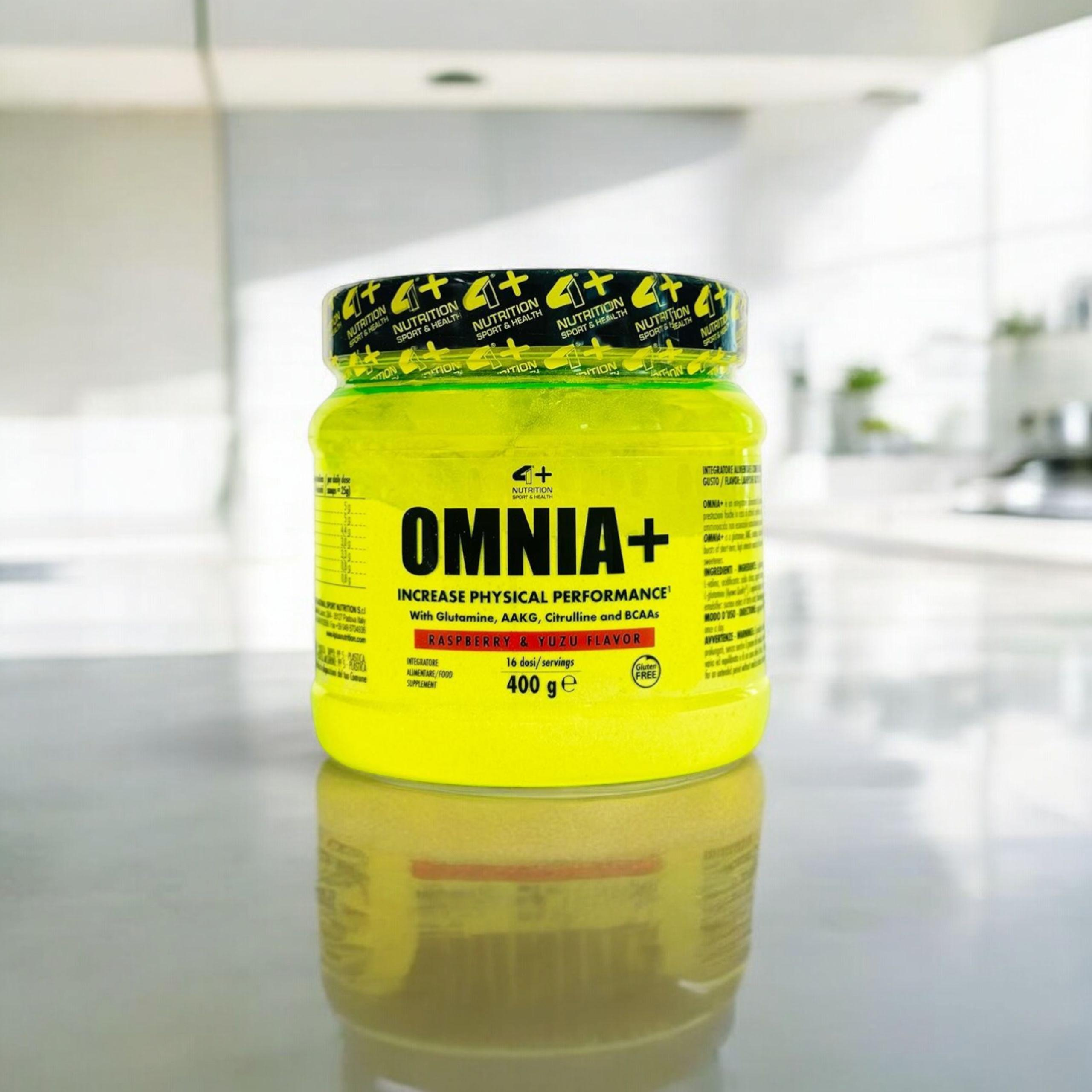 4+ NUTRITION - Omnia+ - 2x 400g - Raspberry Yuzu