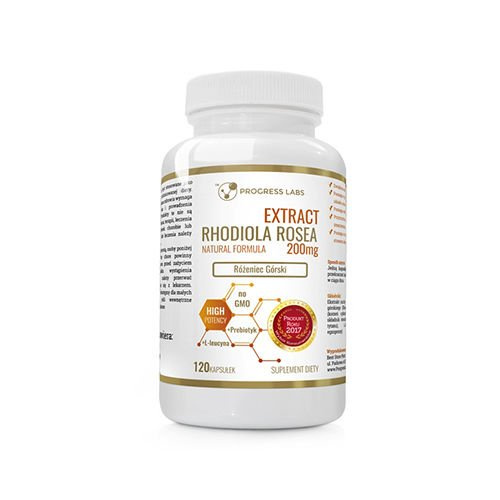 PROGRESS LABS Rhodiola Rosea Extract 200mg (3%R, 1%S) - 120caps