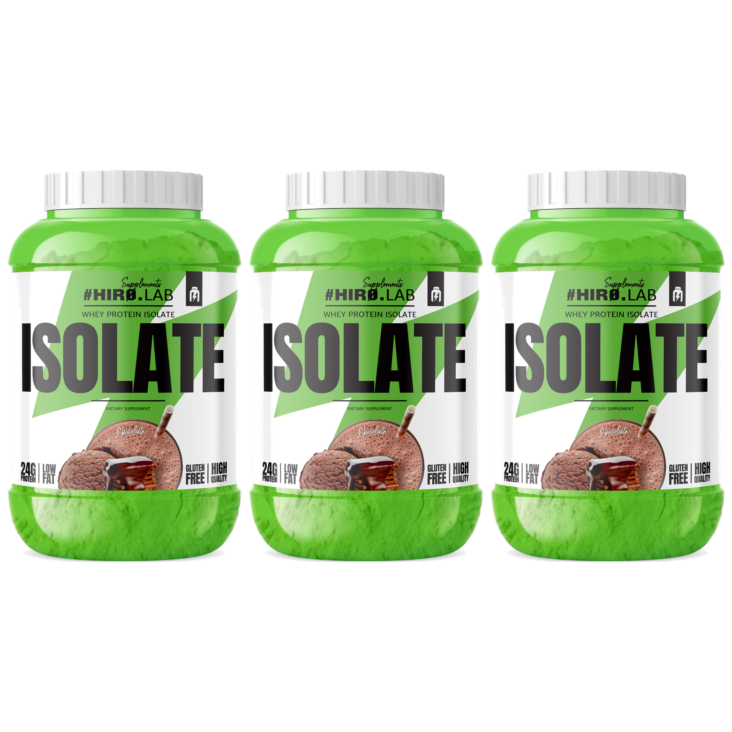 HIRO.LAB Whey Protein Isolate - 3x 1800g
