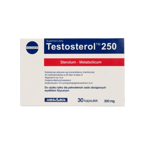 MEGABOL Testosterol 250 - 3x 30caps