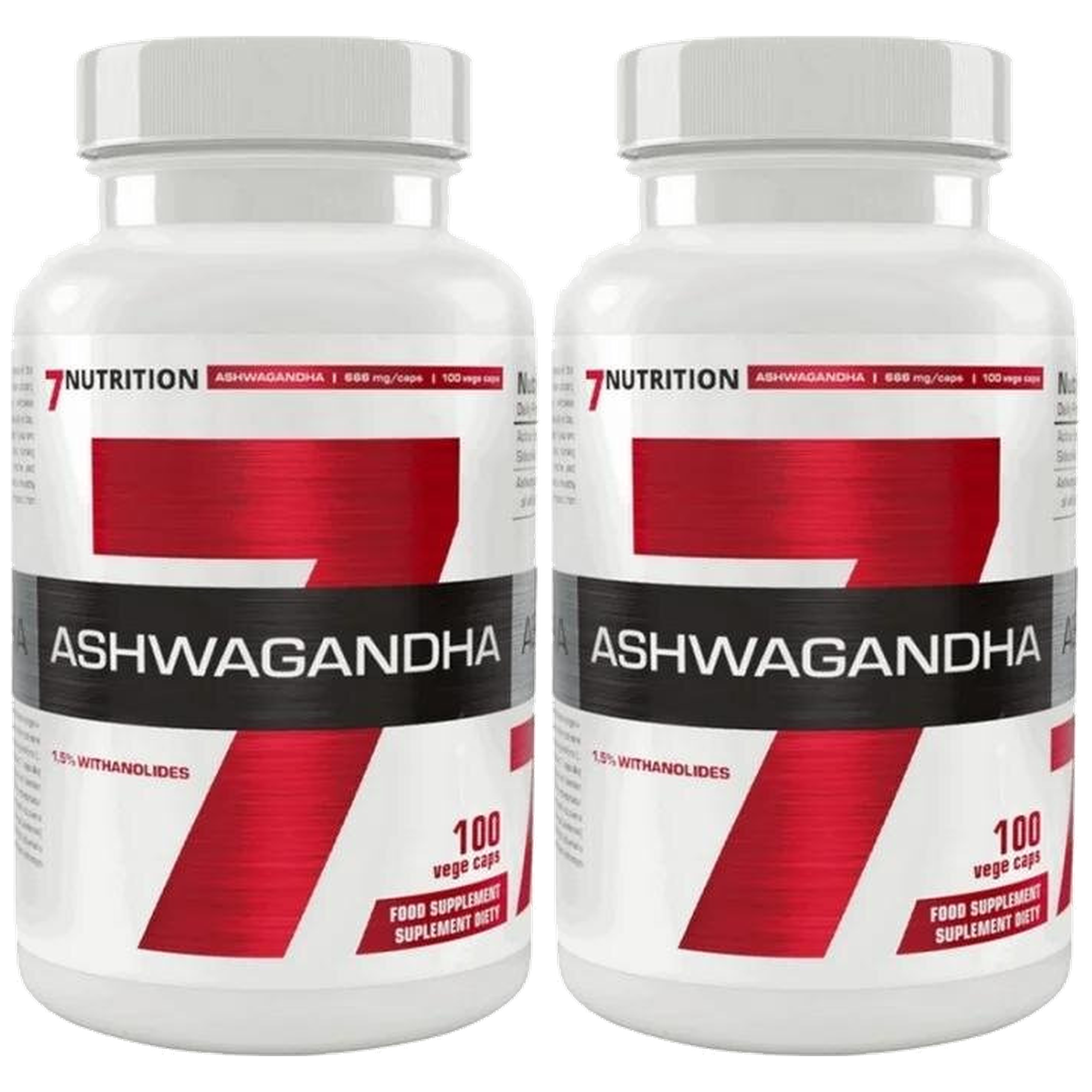 7 NUTRITION - Ashwagandha - 2x 100vcaps.