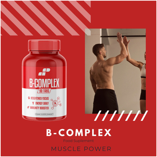 MP NUTRITION Vitamin B-Complex - 90tabs - Kompleks Witamin B