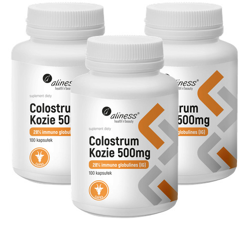 Aliness Colostrum Kozie 500mg - 3x 100caps.