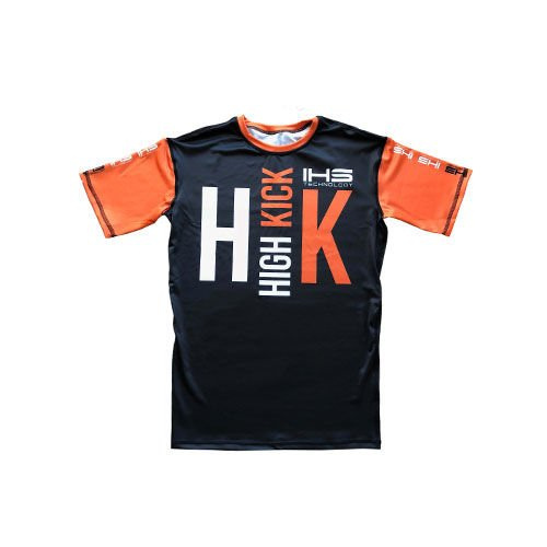 ASURA Koszulka Rashguard Short T-shirt - High Kick - 2x Oddychaj Głęboko