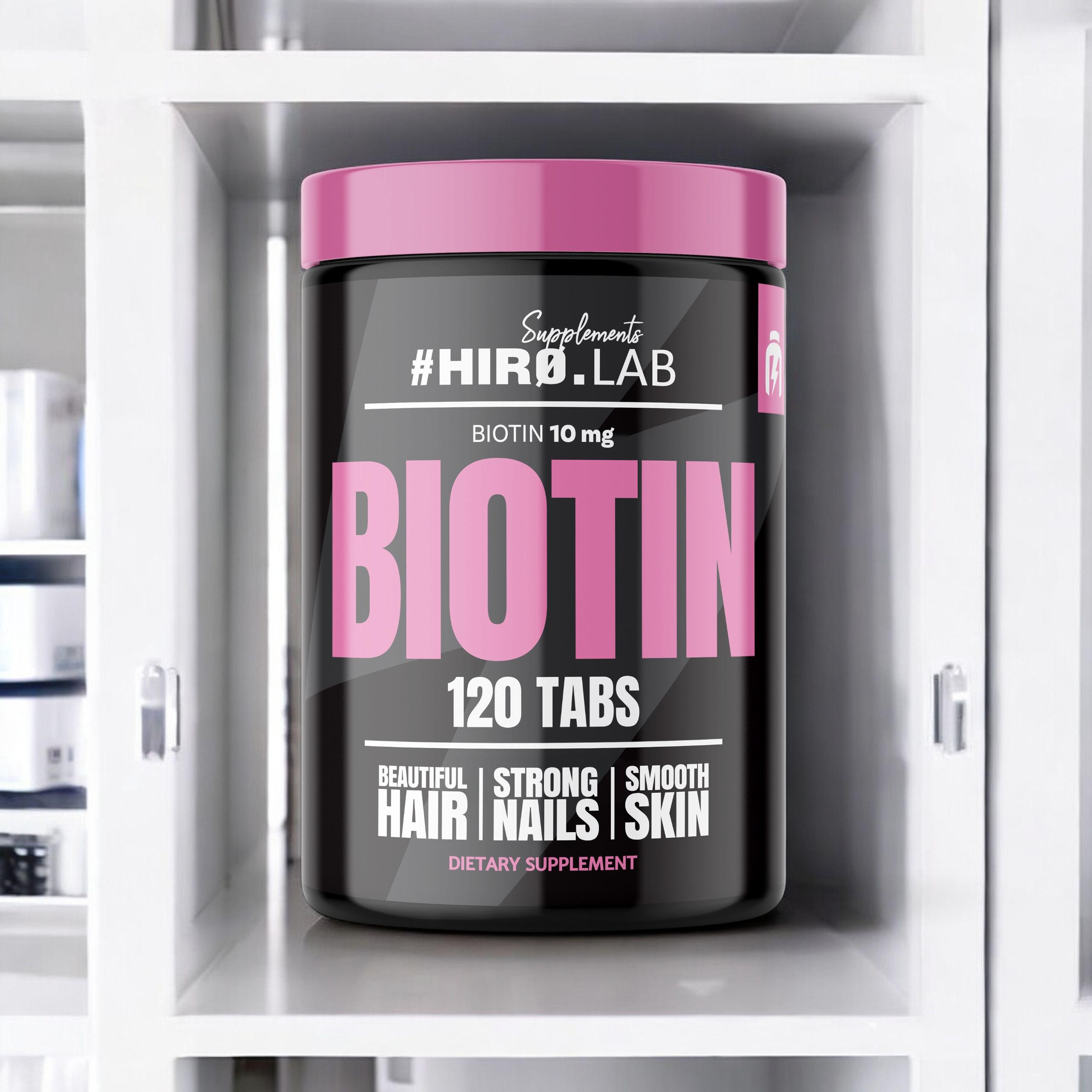 HIRO.LAB Biotin - 120tabs - Biotyna