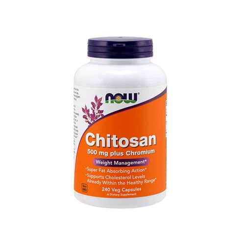 NOW Chitosan Plus Chromium - 3x 240vcaps