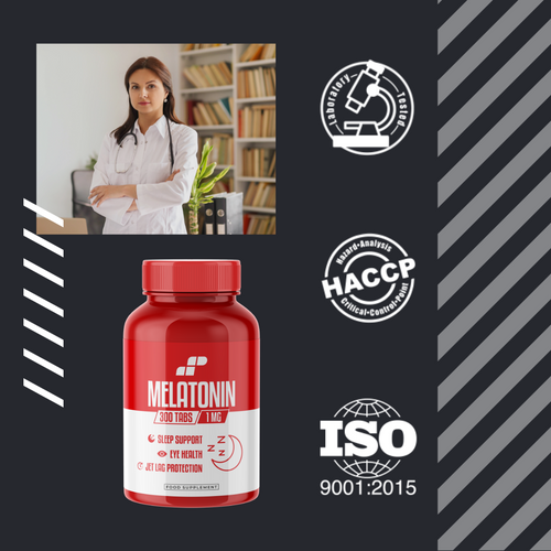 MP NUTRITION Melatonin 1mg - 300tabs - Melatonina