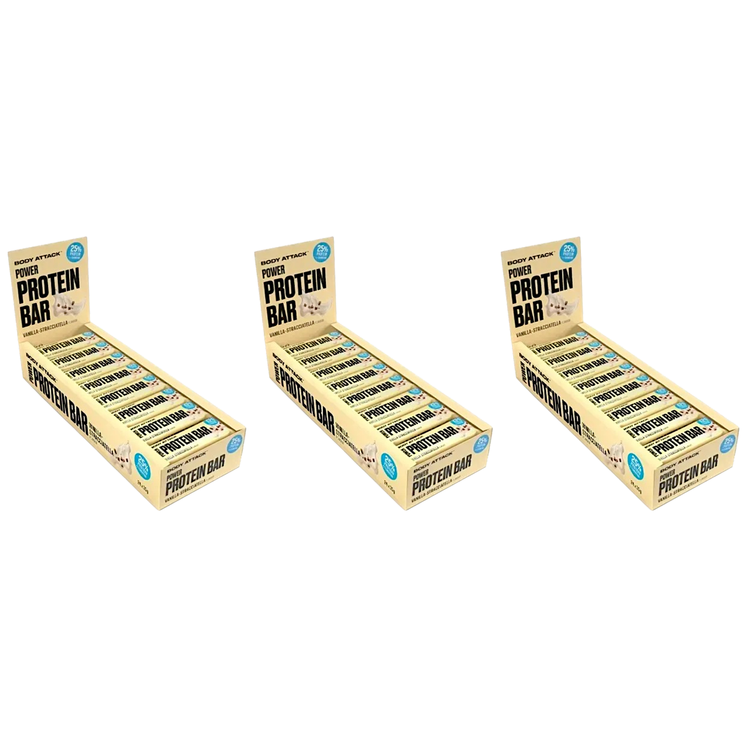 BODY ATTACK - Power Protein Bar - 24x 3x 35g