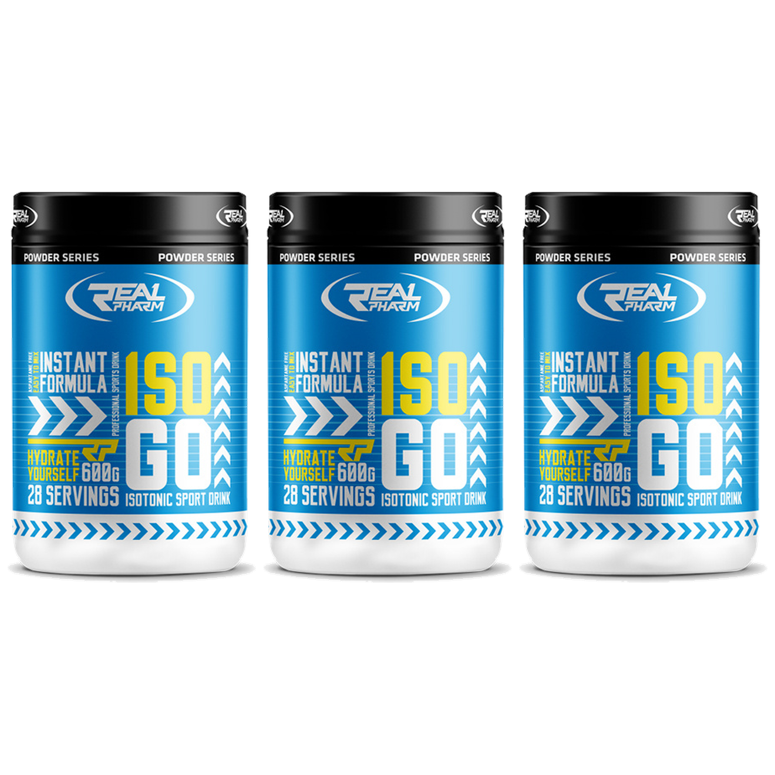 REAL PHARM Iso GO - 3x 600g