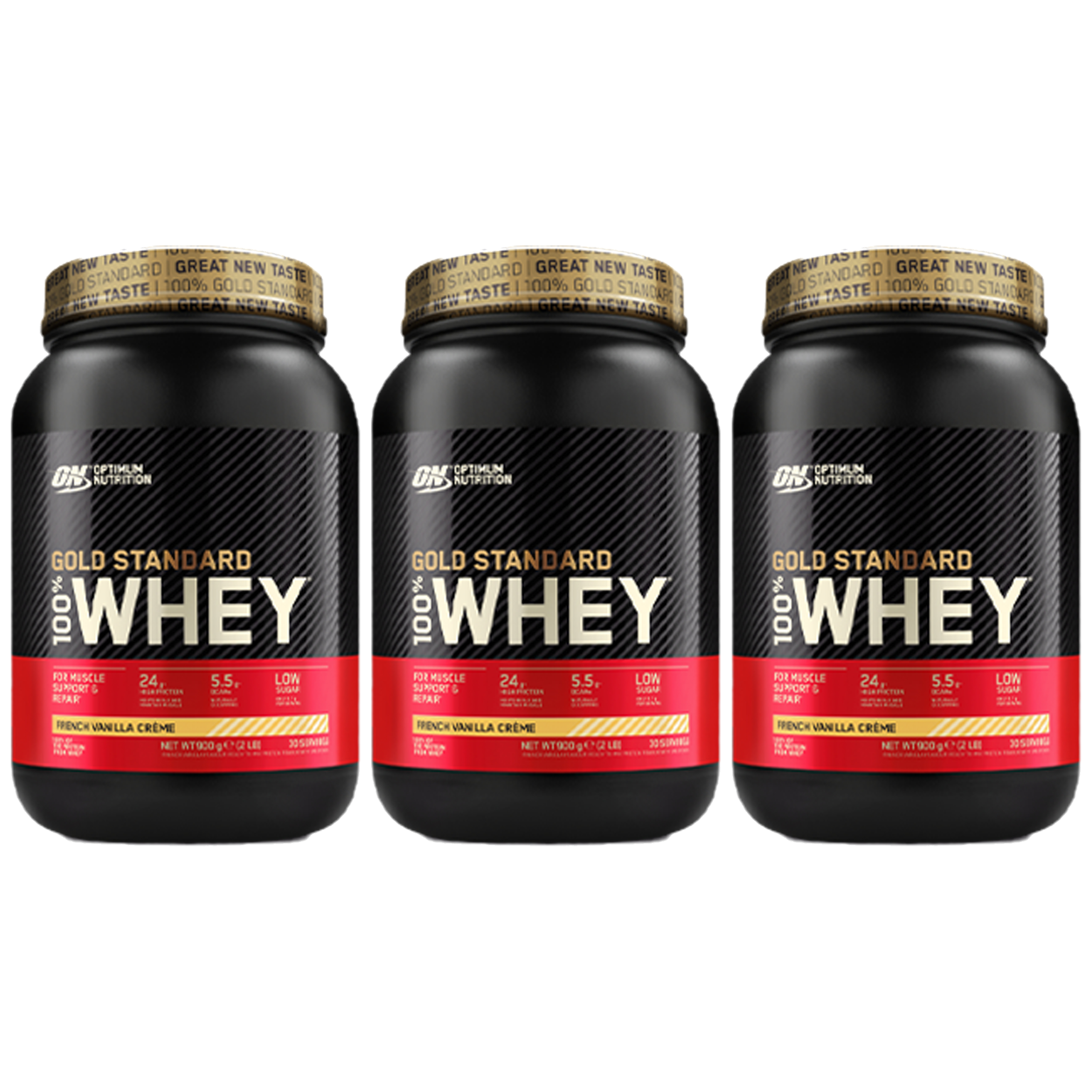 OPTIMUM NUTRITION Whey Gold Standard - 3x 900g