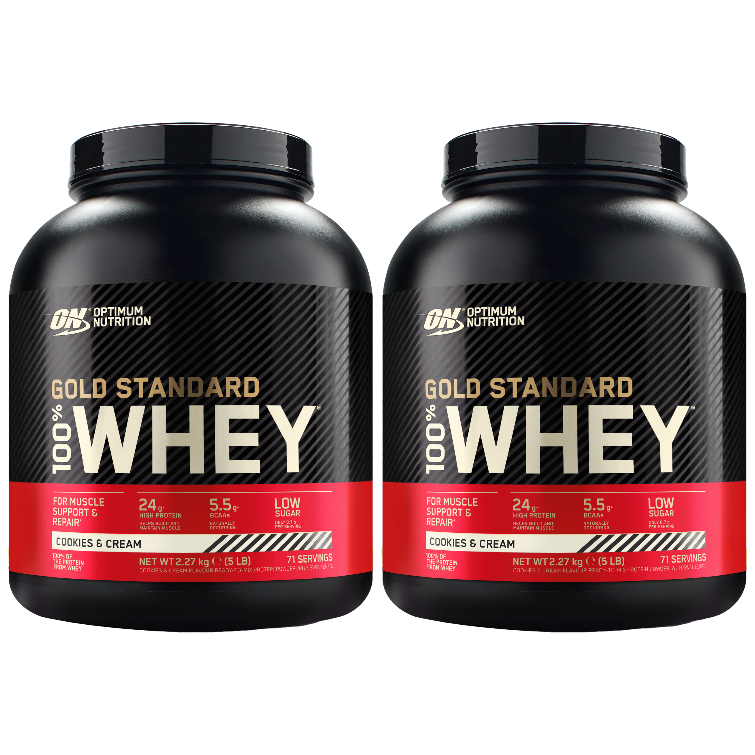 OPTIMUM NUTRITION Whey Gold Standard - 2x 2270g