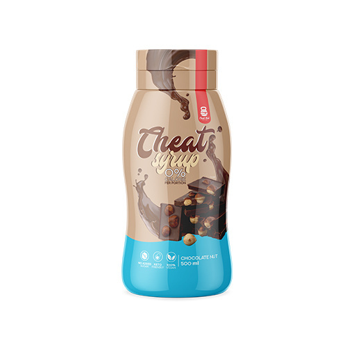Cheat Meal Nutrition Syrup 0% (Syrop zero kalorii) - 500ml - Czekoladowo - orzechowy - WYPRZEDAŻ - 24-01