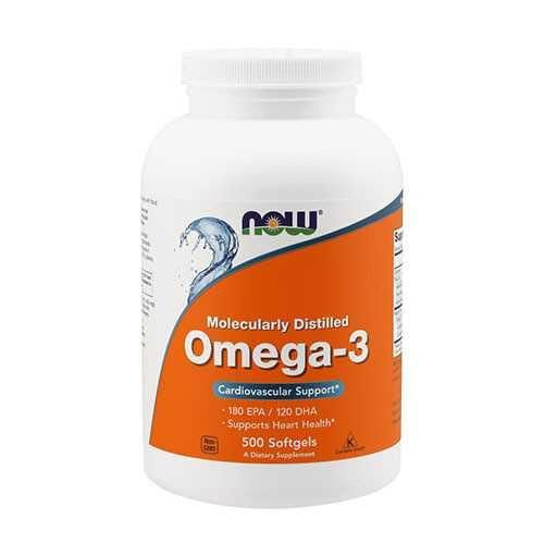 NOW Omega-3 - 2x 500softgels