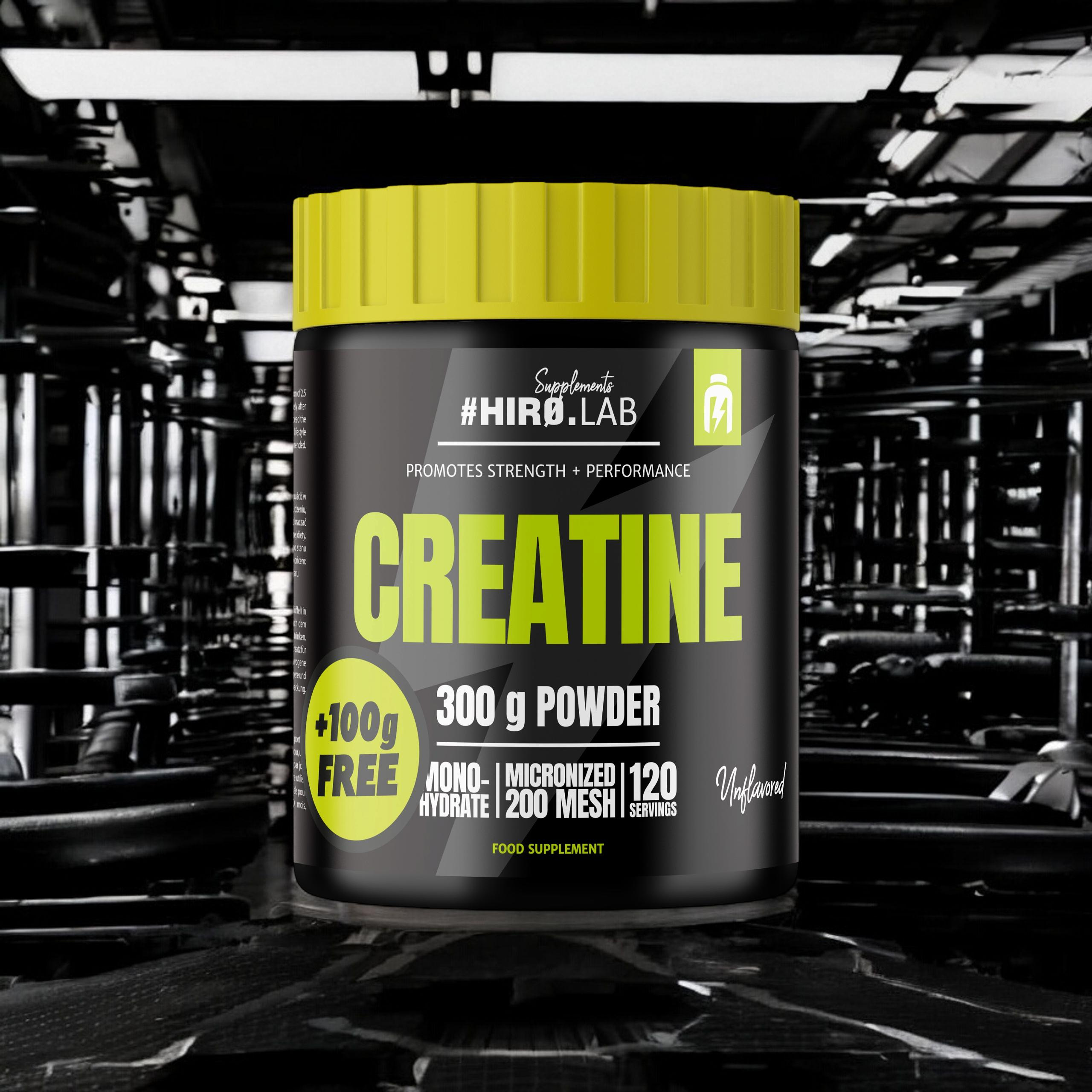 HIRO.LAB Creatine - 300g + 100g FREE