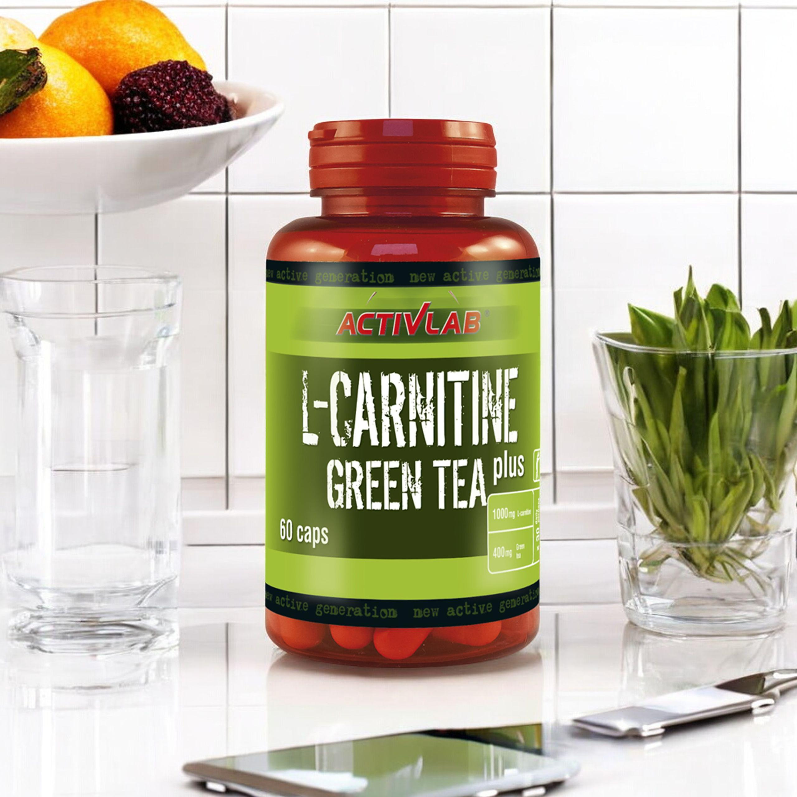 ACTIVLAB L-Carnitine + Green Tea - 3x 60caps