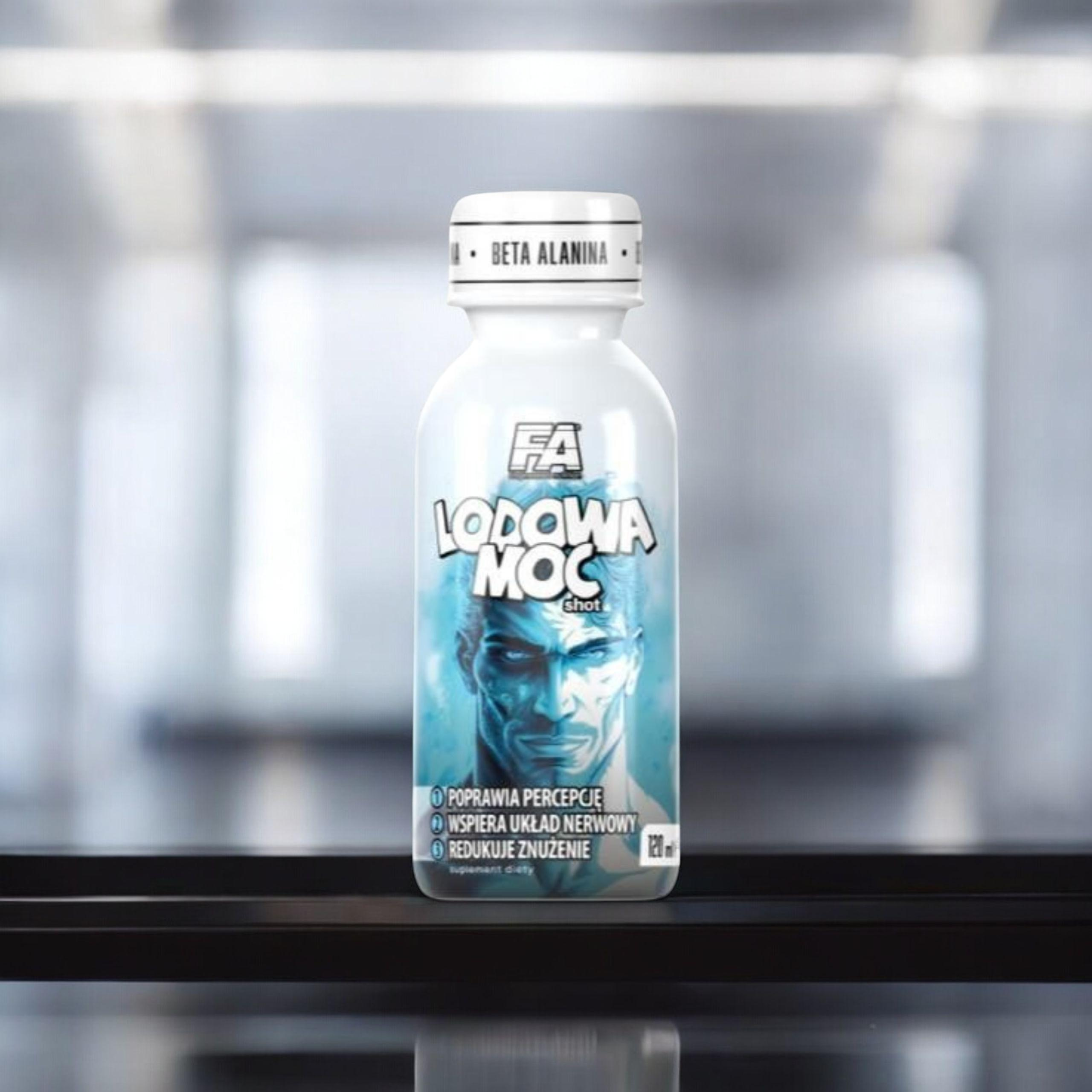 FITNESS AUTHORITY - Lodowa Moc Shot - 12x 120ml - Lemon Ice Tea