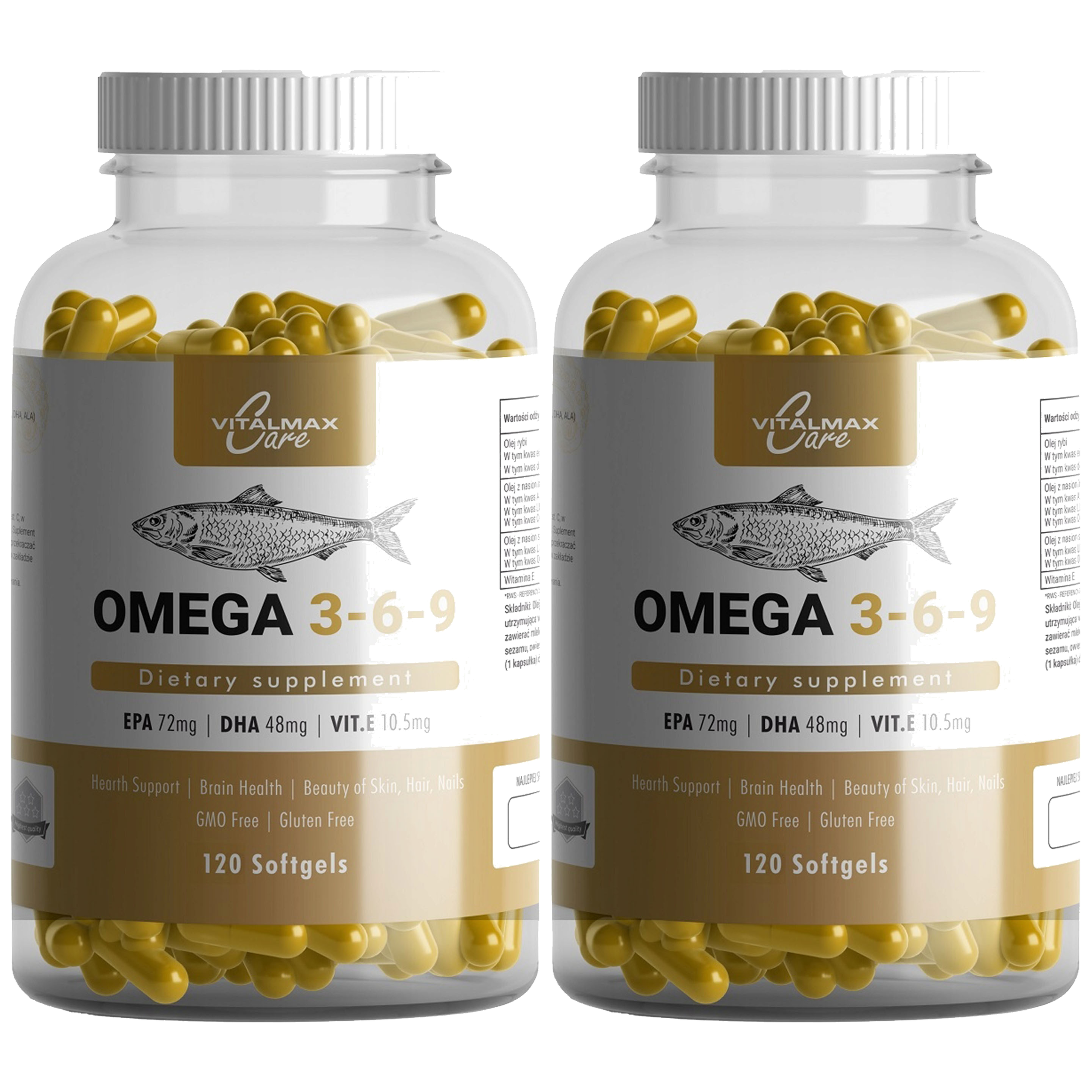 VITALMAX - Omega 3-6-9 - 2x 120softgels