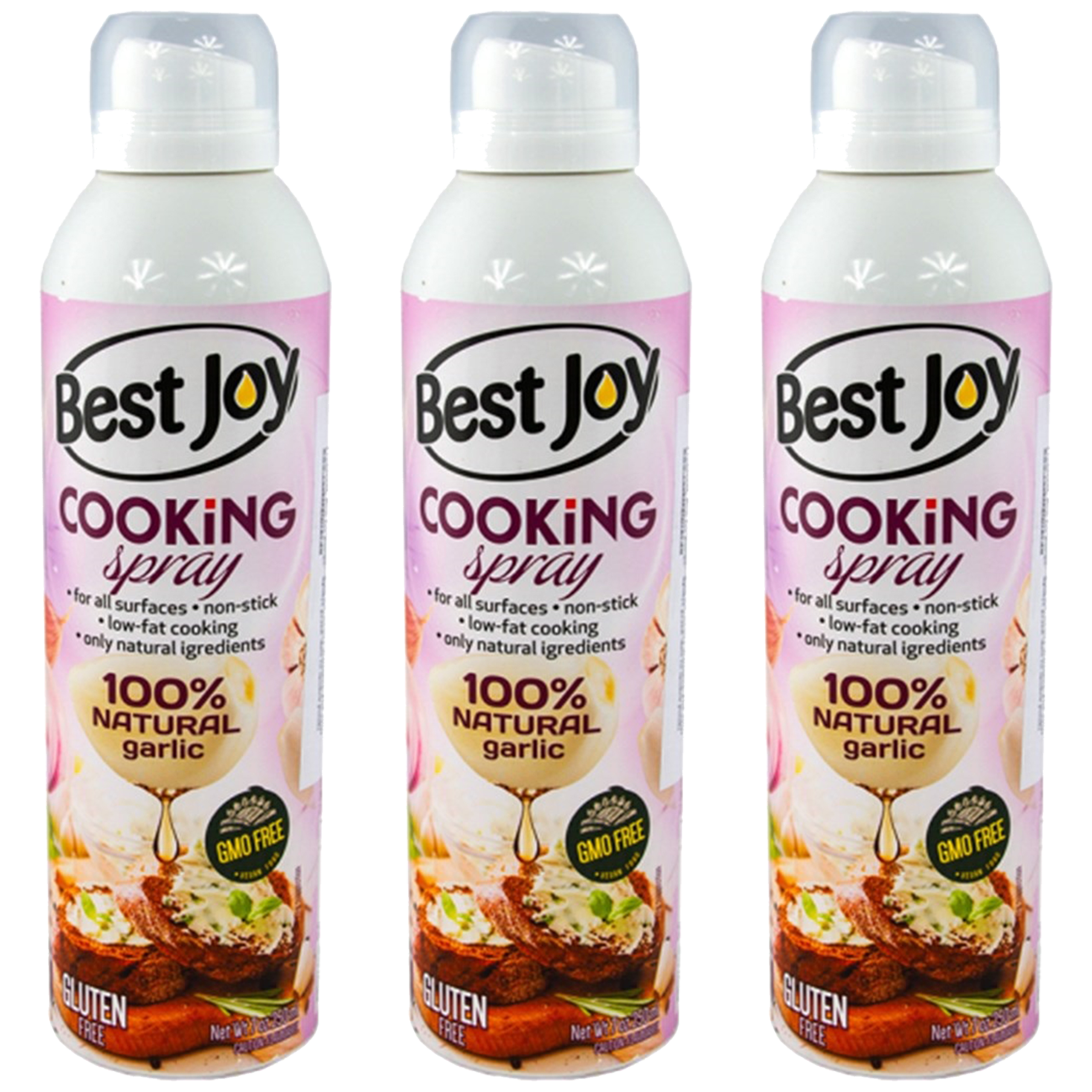 BEST JOY Cooking Spray Best Joy Oil - 3x 250ml - GARLIC