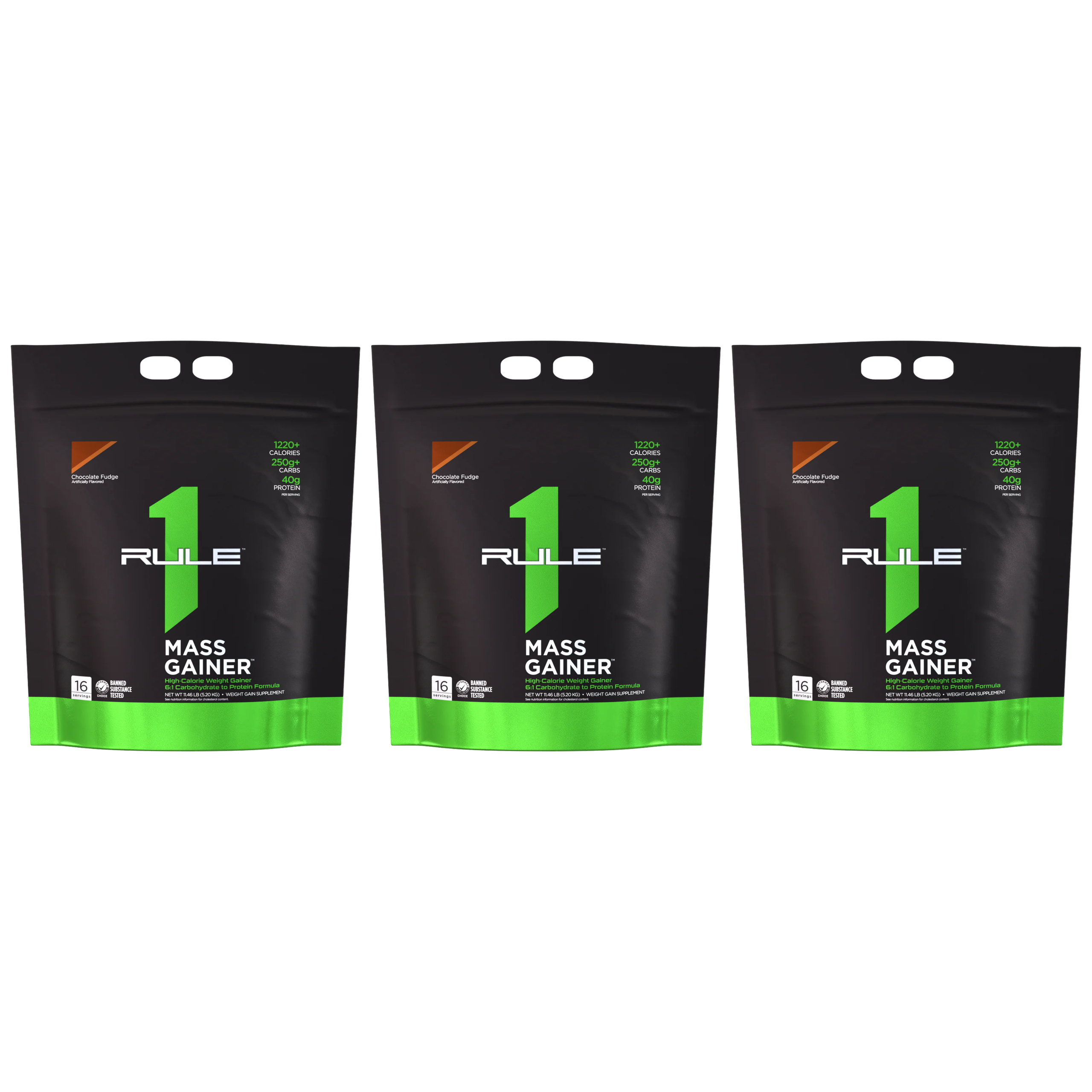 RULE 1 - R1 Mass Gainer - 3x 5200g 