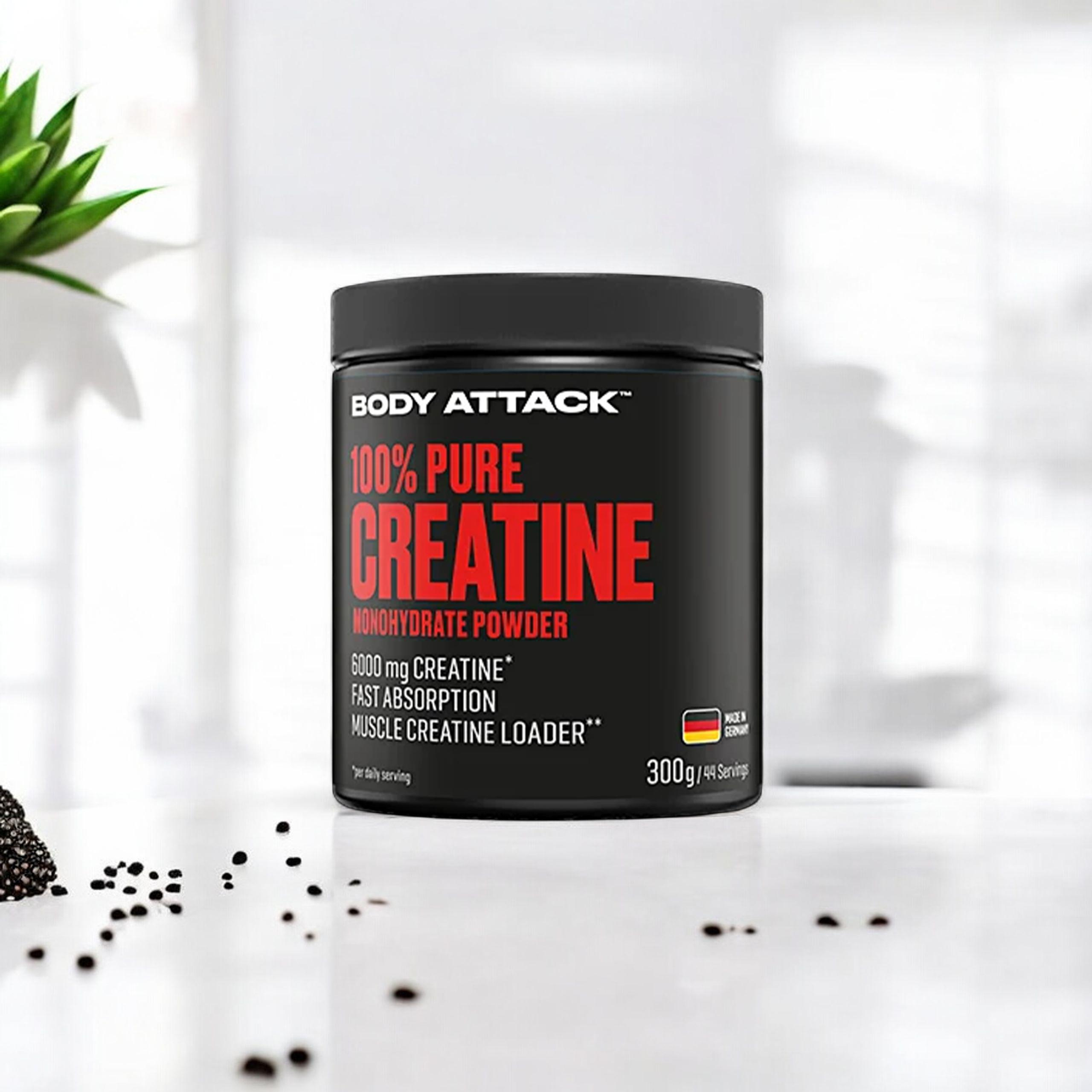BODY ATTACK 100% Pure Creatine - 300g - Natural
