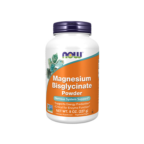 NOW Magnesium Bisglycinate Powder - 2x 227g