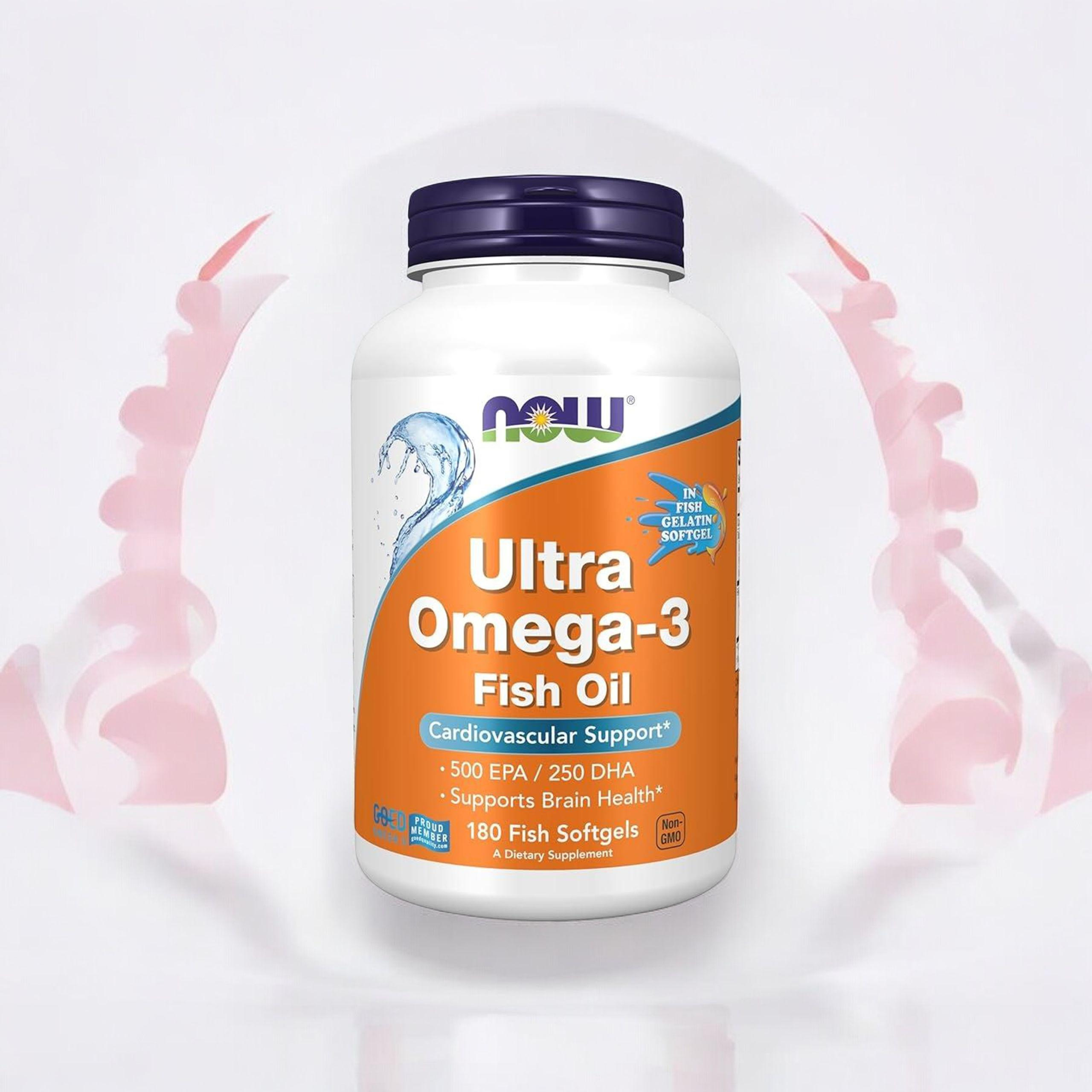 NOW - Ultra Omega-3 - 3x 180softgels