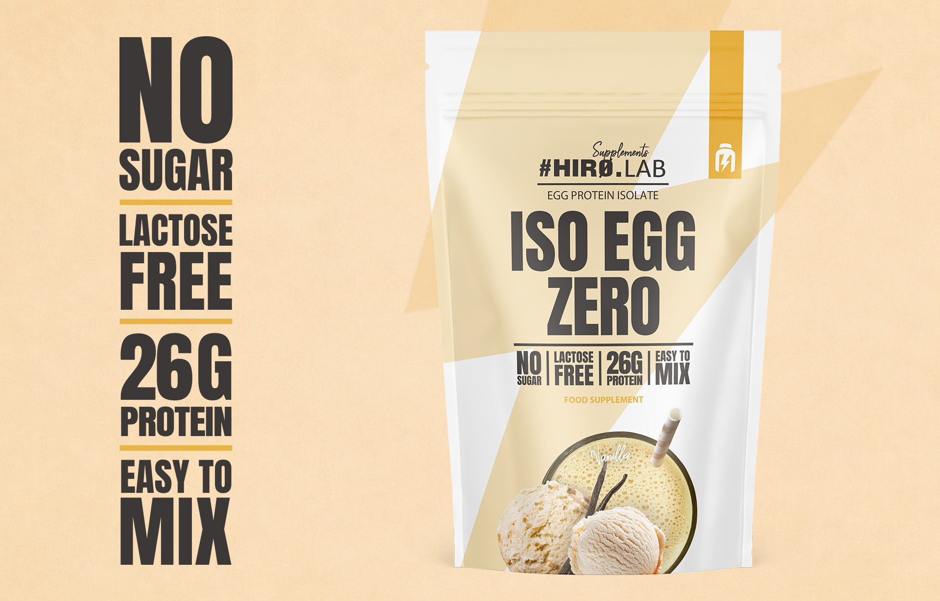 Hiro.Lab - Iso Egg Zero - 500g ( 2 + 1 GRATIS )