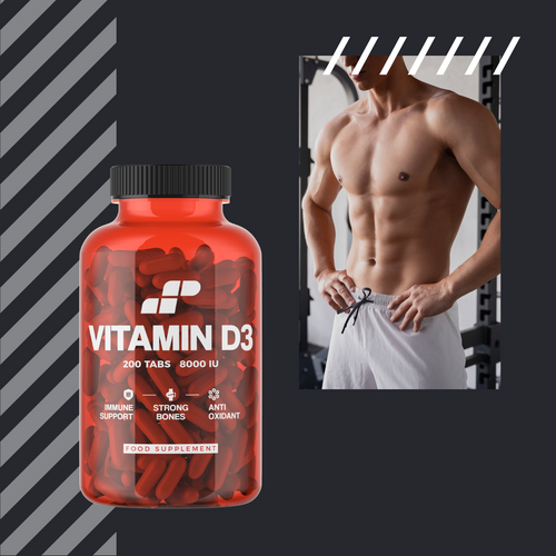 MP NUTRITION Vitamin D3 8000IU - 200tabs