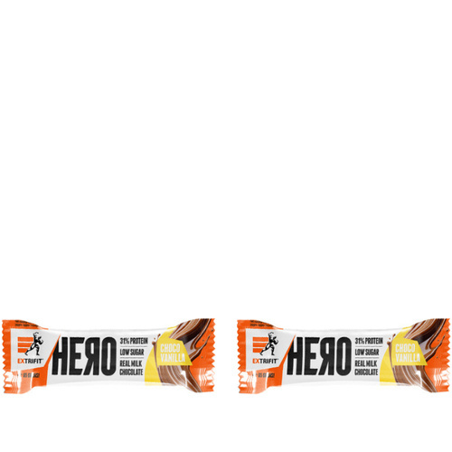 EXTRIFIT - Baton Hero - 2x 65g - Chocolate Vanilla