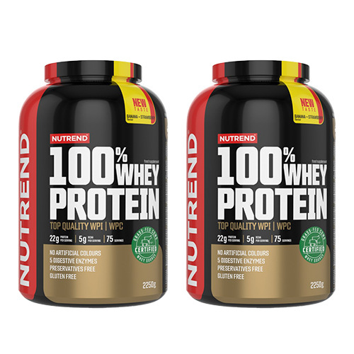 NUTREND 100% Whey Protein - 2x 2250g