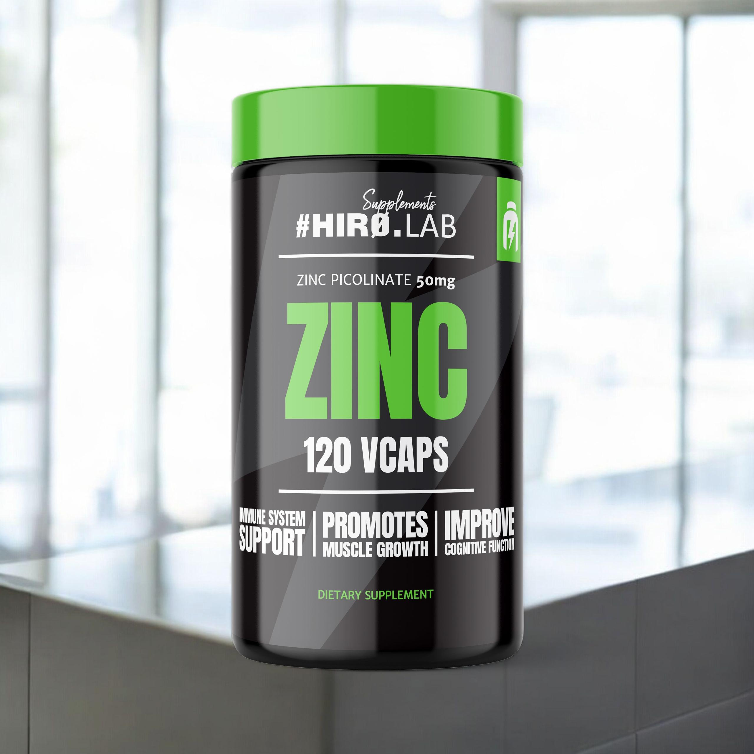 HIRO.LAB Zinc - 120 vcaps - Cynk