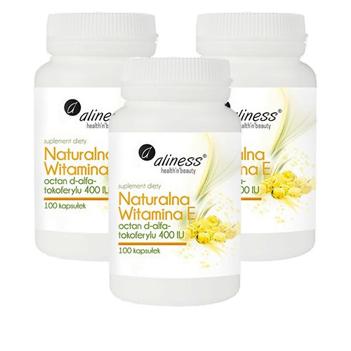 ALINESS Witamina E 400IU - 3x 100caps