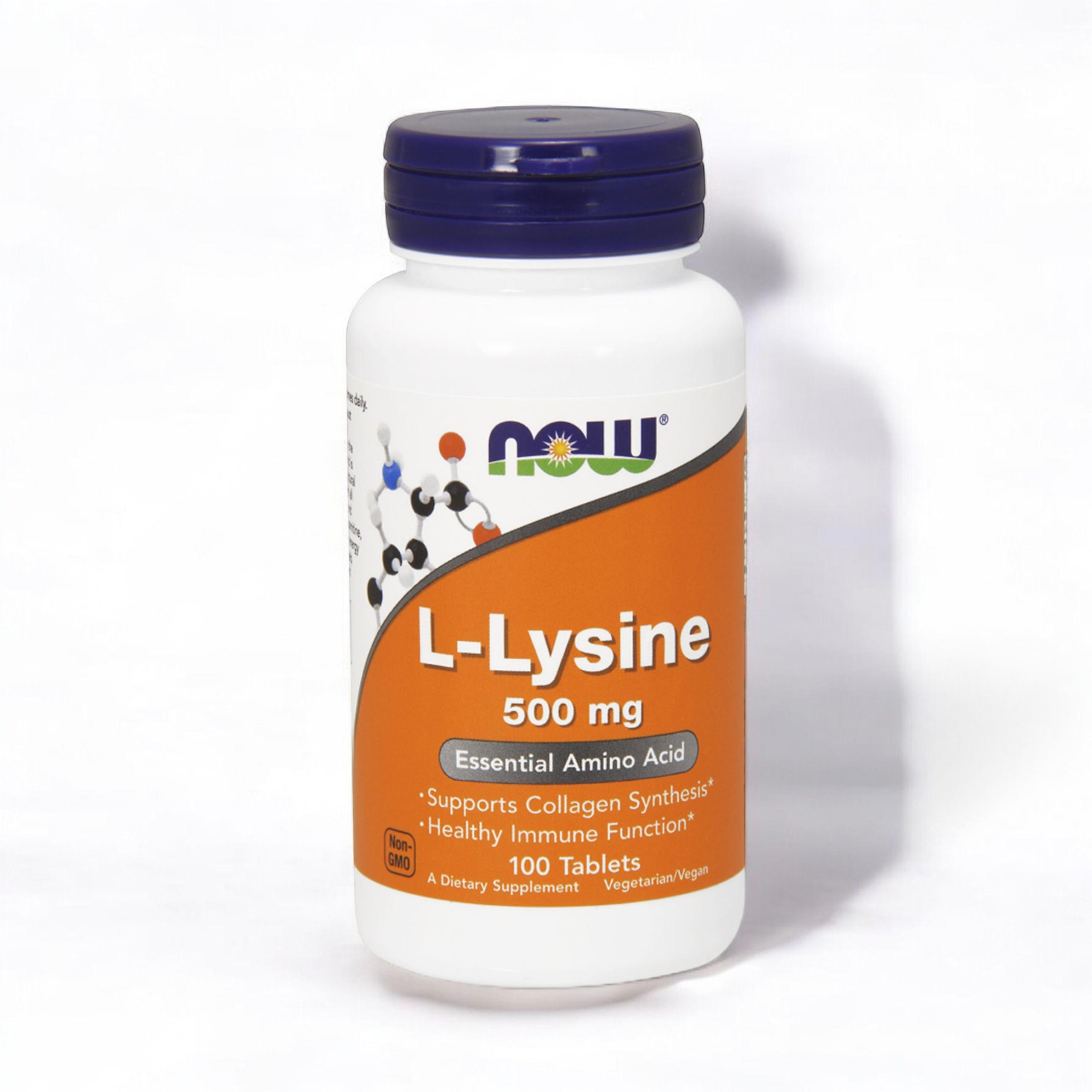 NOW L-Lysine - 2x 100tab