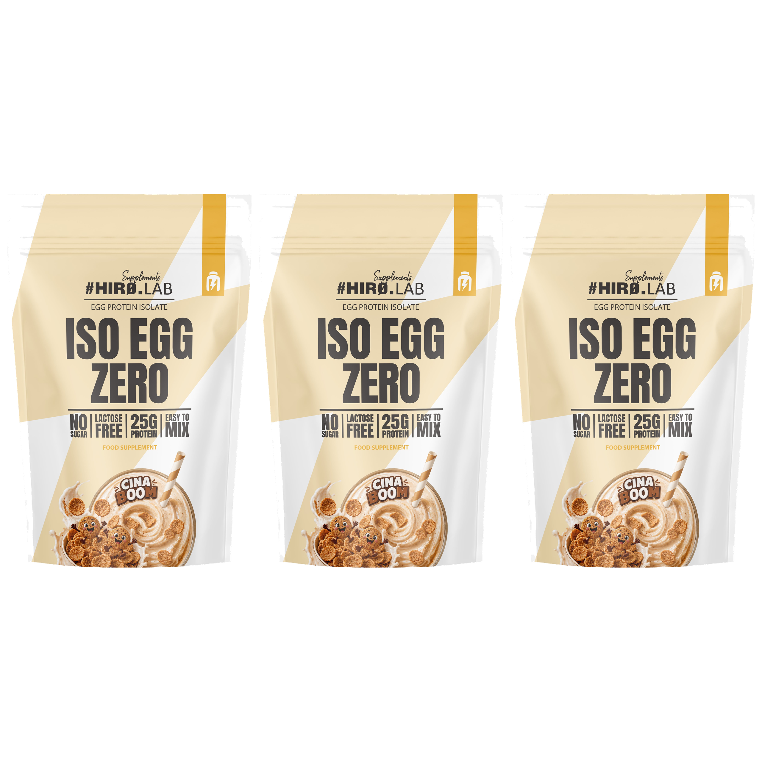 HIRO.LAB - Iso Egg Zero - 3x 500g