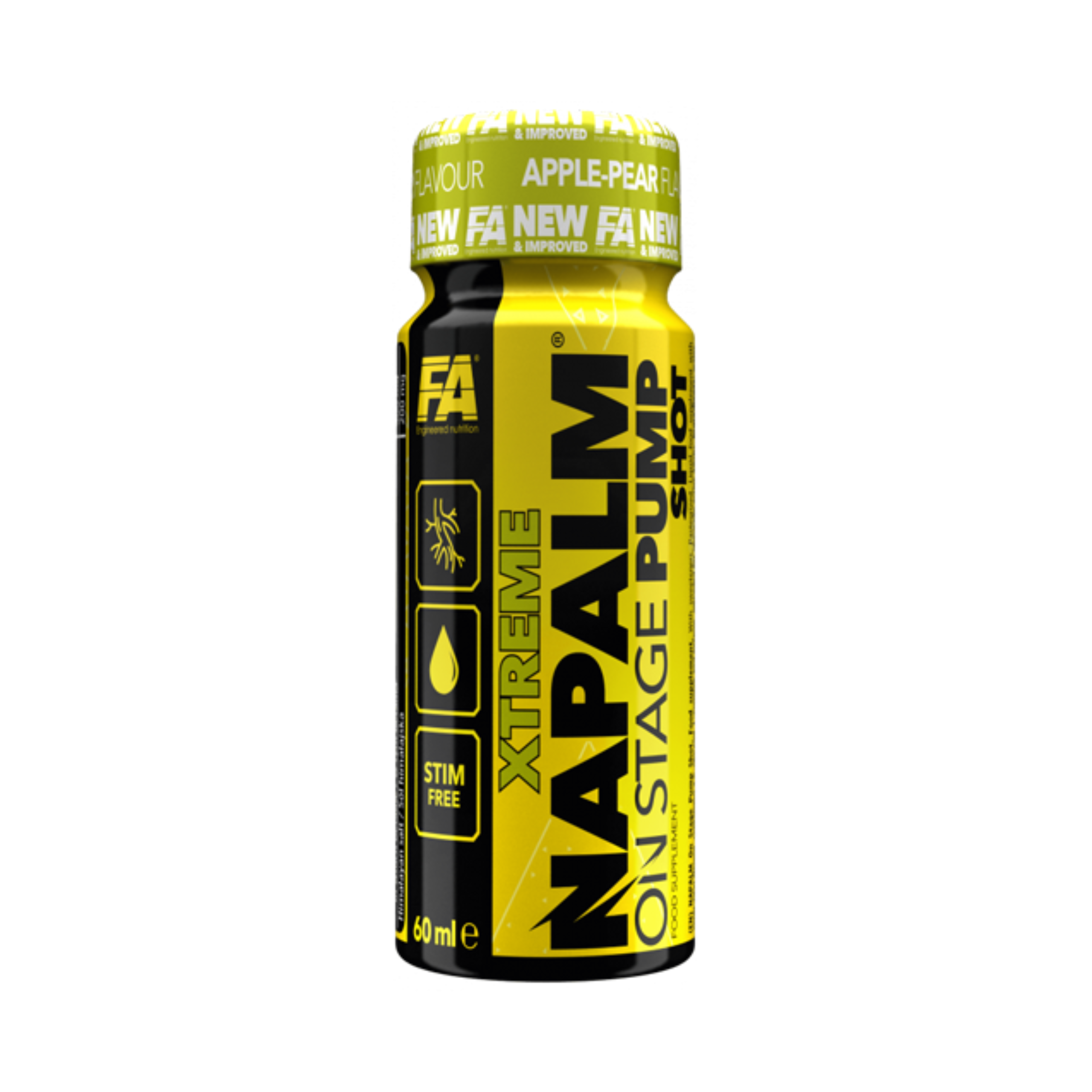 FITNESS AUTHORITY - Napalm Xtreme On Stage Pump Shot - 24x 60ml 
