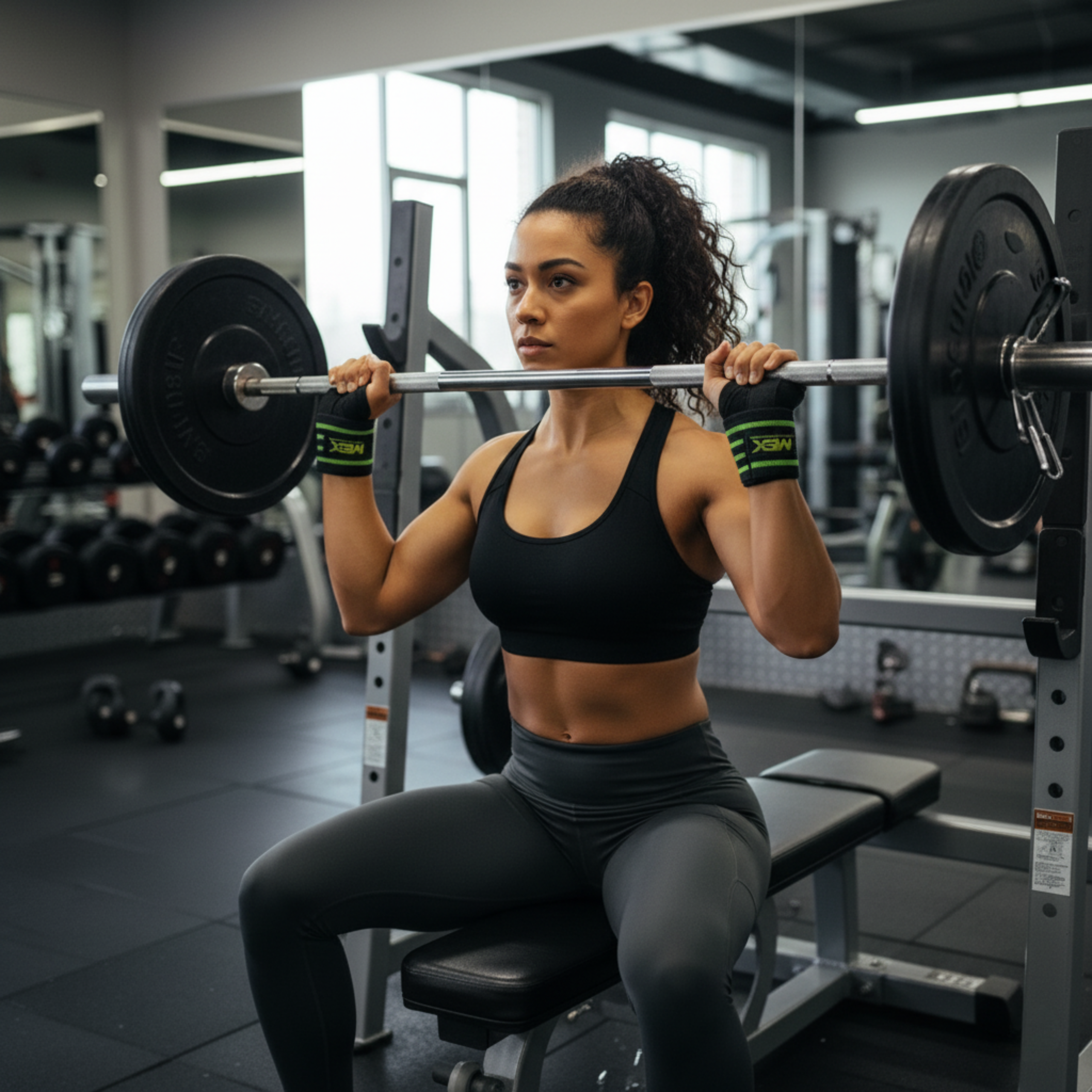 MEX SPORT - Wrist Wraps Mex - Yellow - 30cm