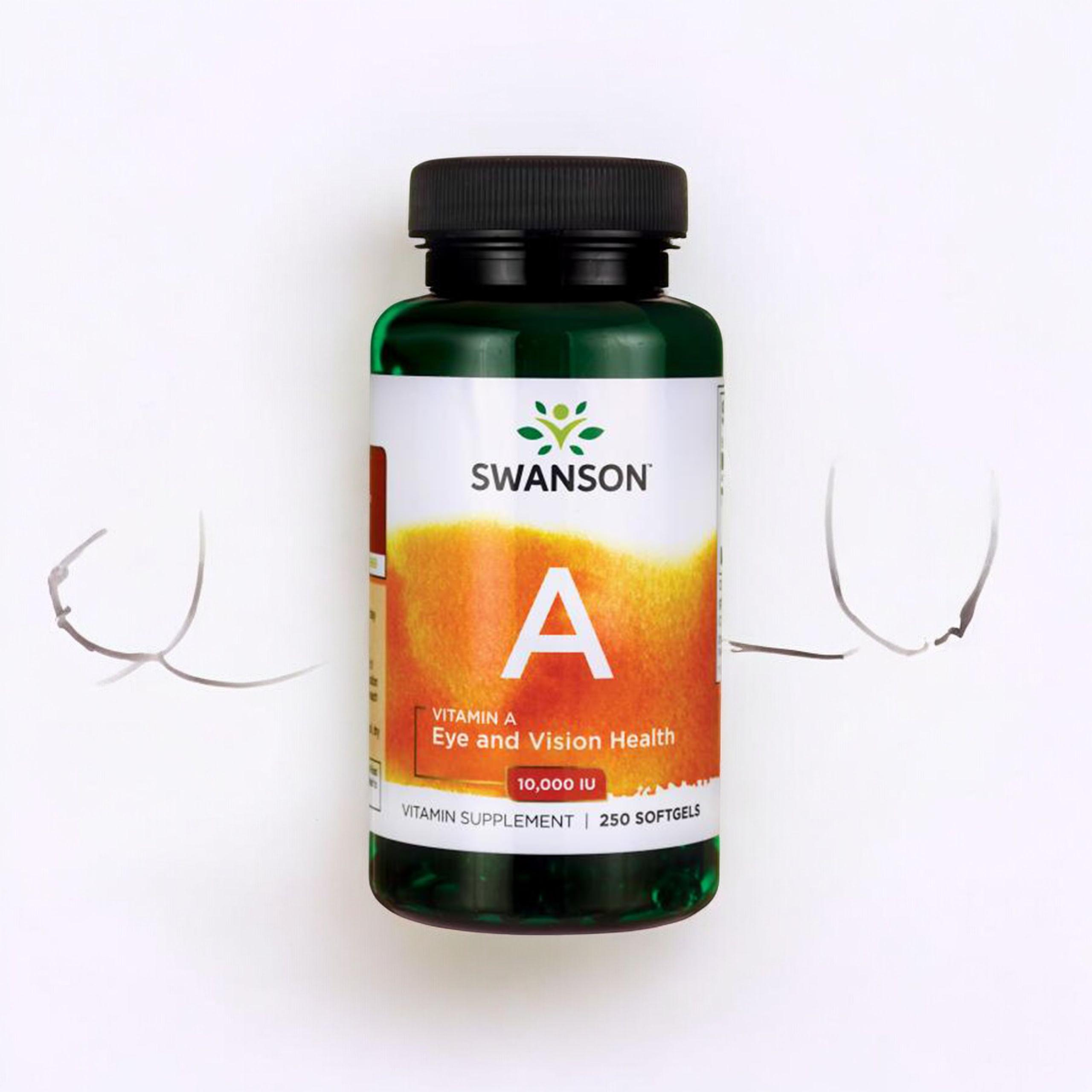SWANSON Vitamin A 10000IU - 2x 250softgels
