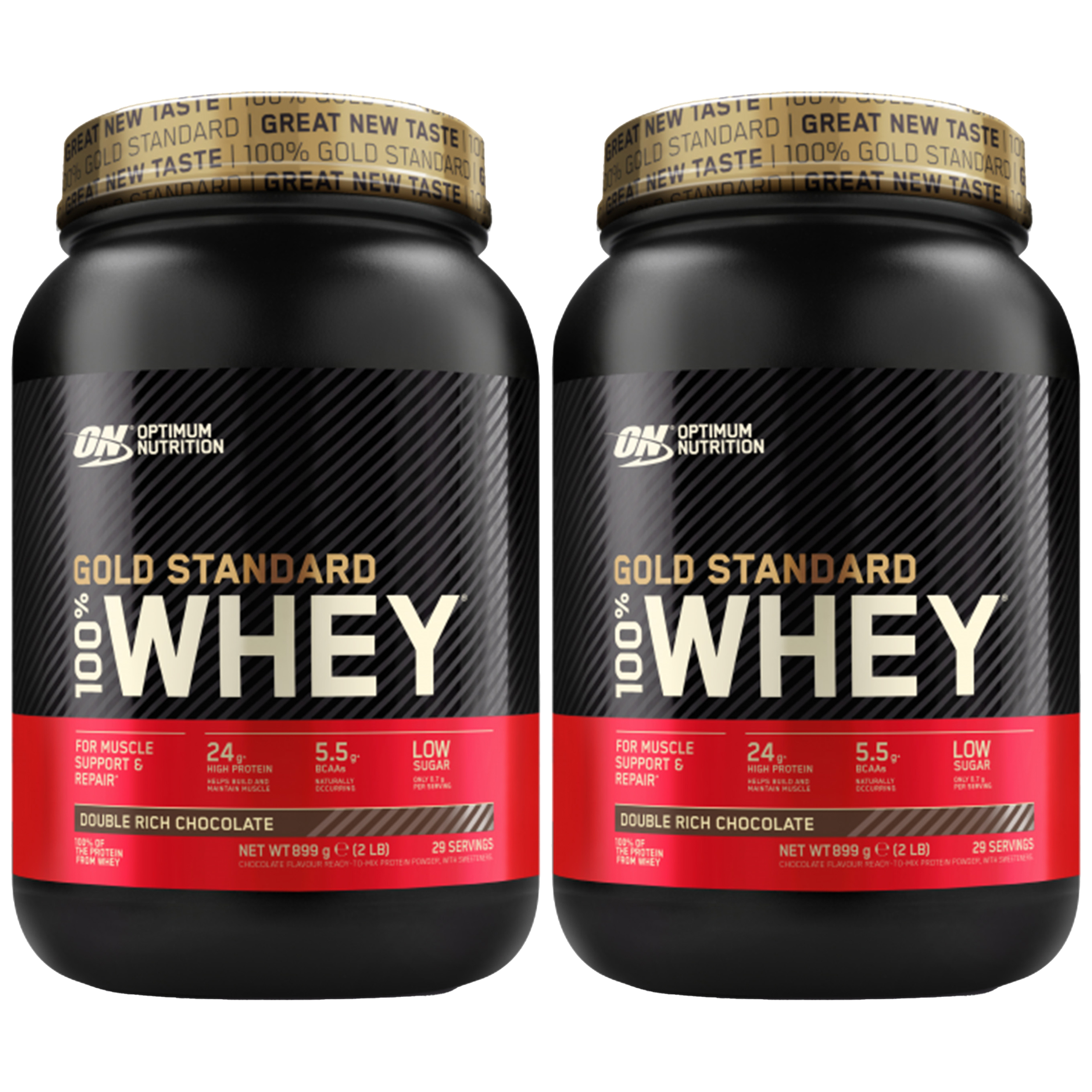 OPTIMUM NUTRITION Whey Gold Standard - 2x 899g