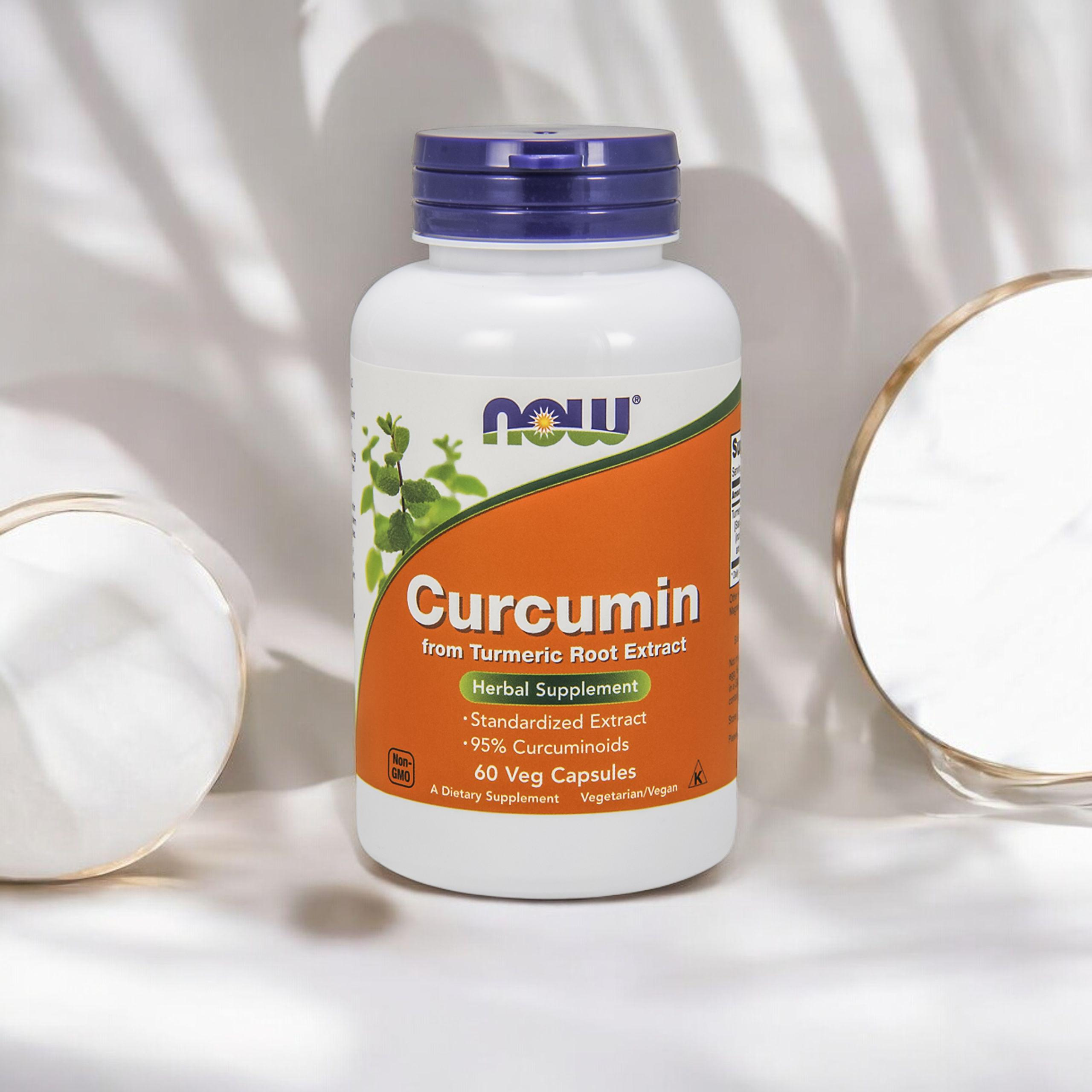 NOW Curcumin (Kurkuma) - 3x 60vegcaps