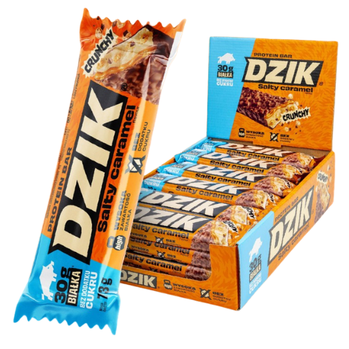 DZIK - Protein Bar Crunchy - 24x 2x 70g