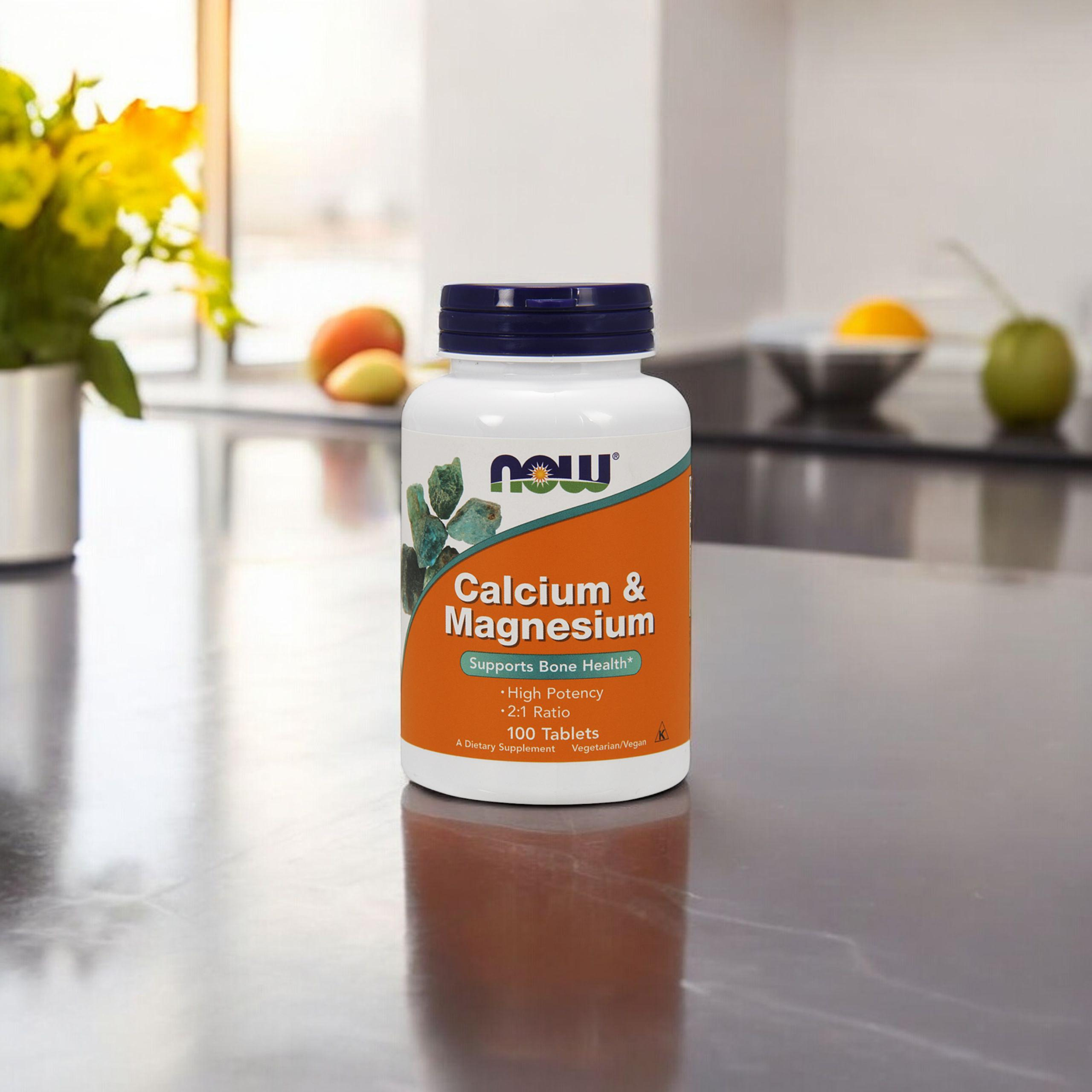 NOW Calcium and Magnesium - 3x 100tabs