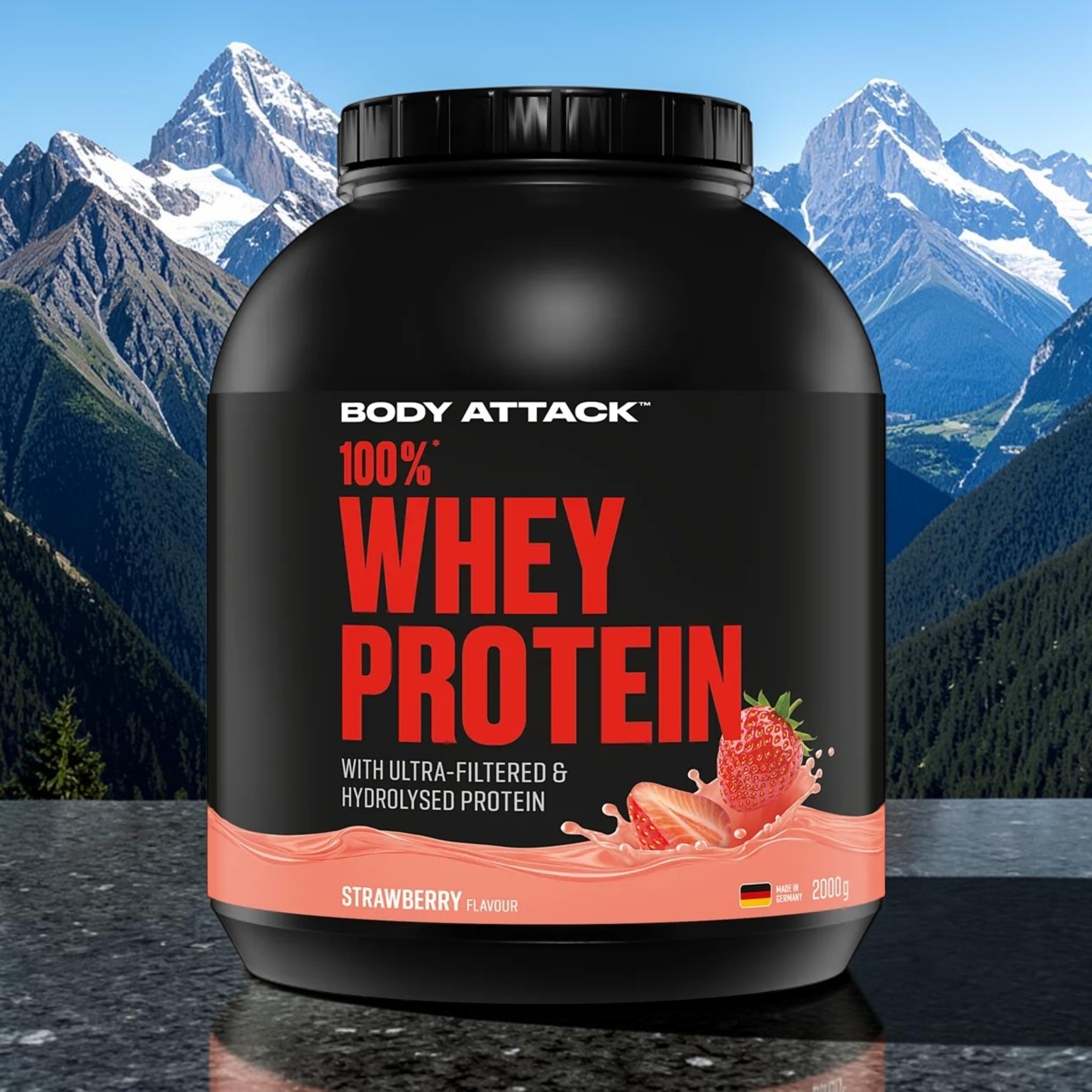 BODY ATTACK - 100% Whey Protein - 2000g