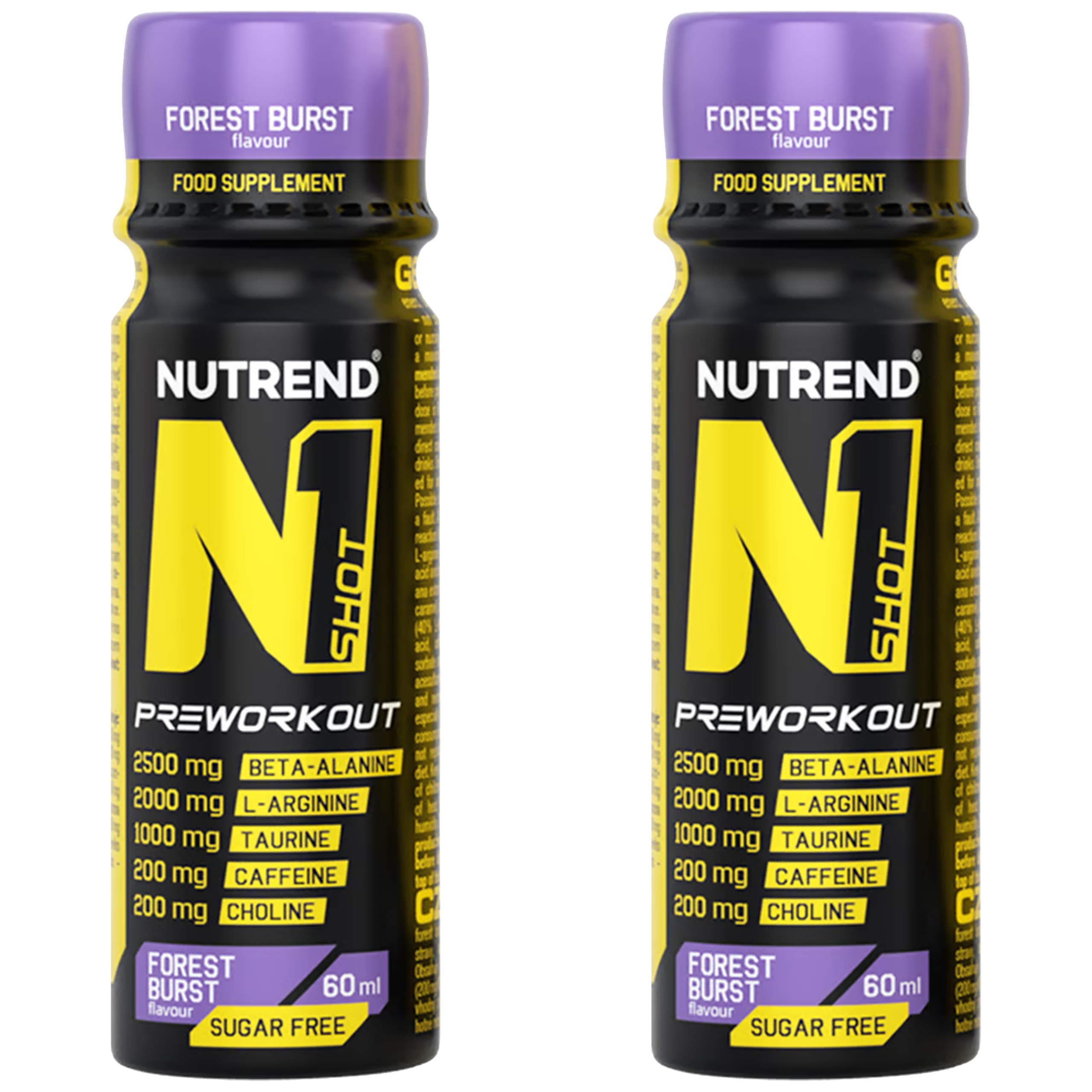 NUTREND N1 Shot PreWorkout - 2x 60ml